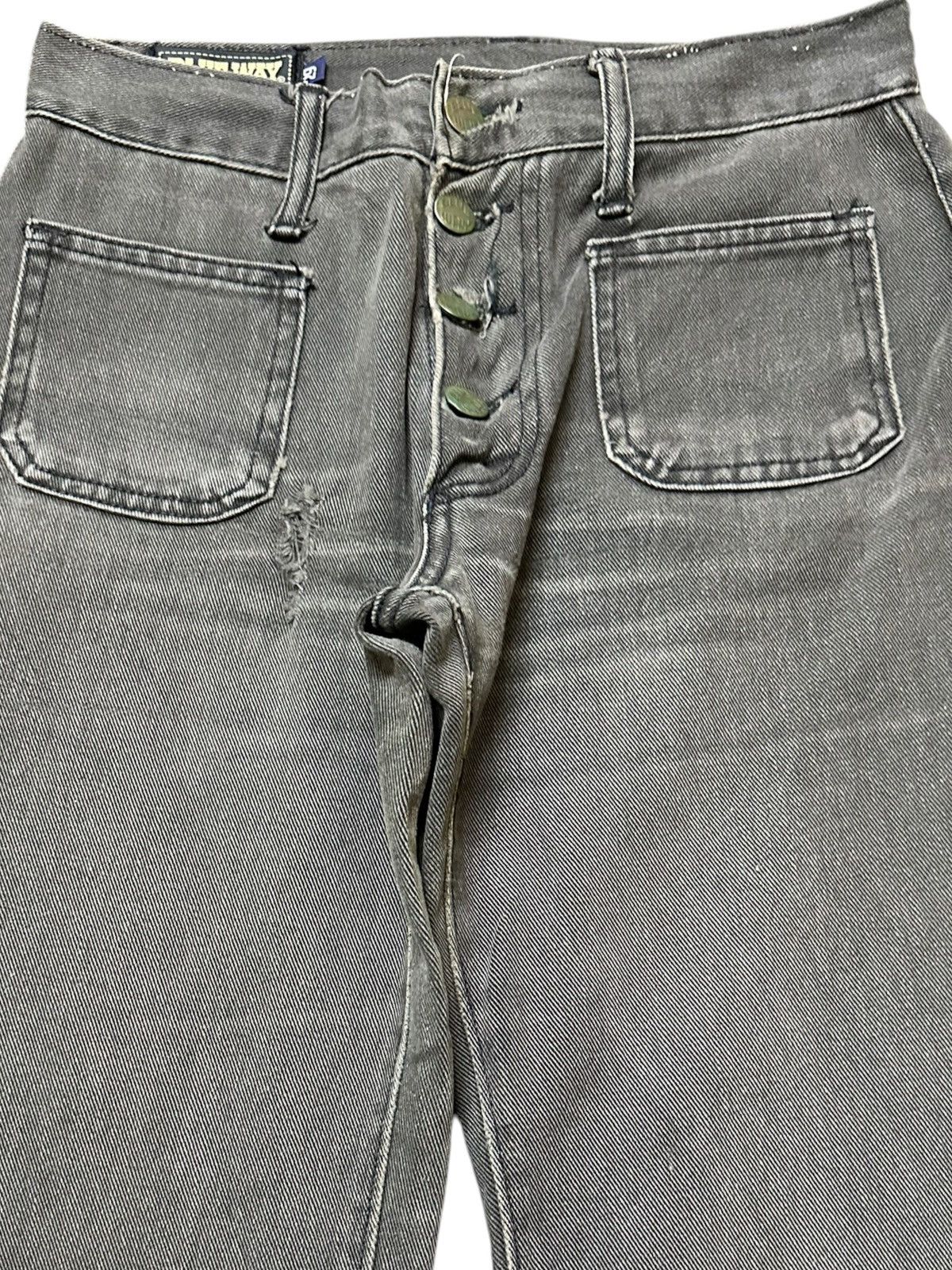 Vintage Blue Way Flare Bootcut Style Denim in Gray, Men's (Size 26) — image 2 of 6