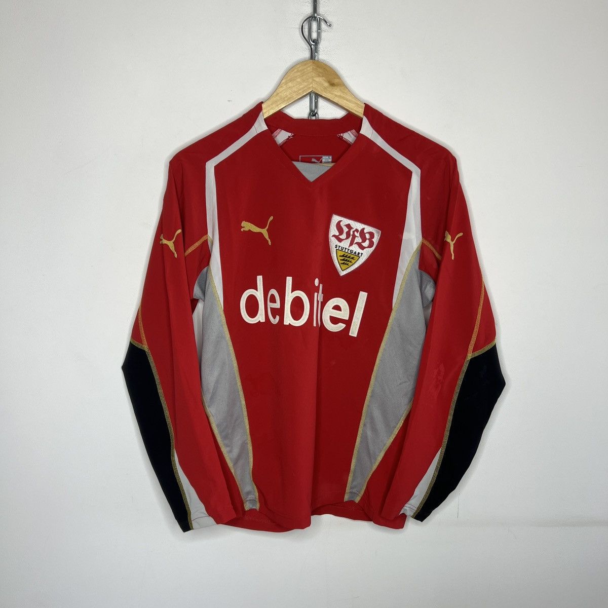 Puma × Vintage Vintage Stuttgart 2004 2006 football jersey Longsleeve Size US S / EU 44-46 / 1 - 1 Thumbnail