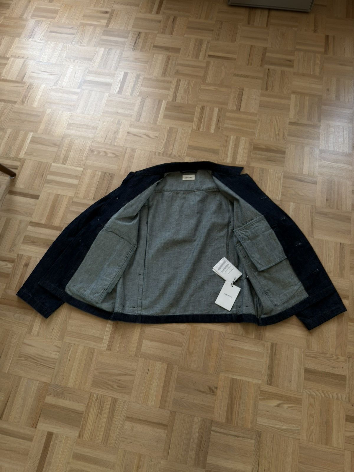 Lemaire Lemaire Heavy Denim Boxy Jacket Size US XL / EU 56 / 4 - 6 Thumbnail