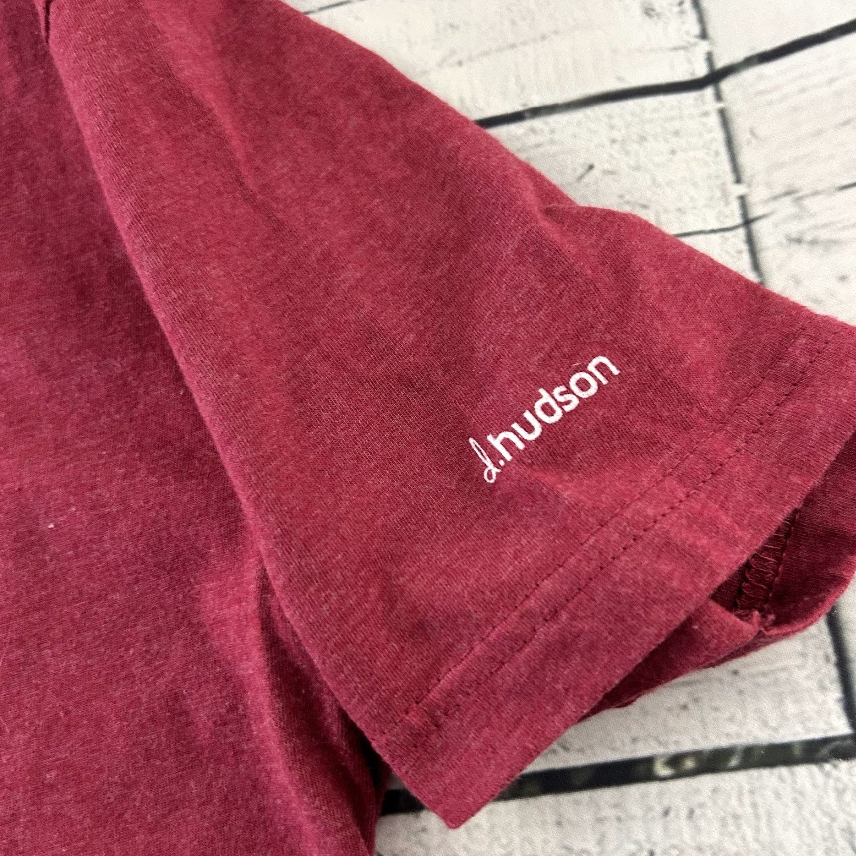 Hudson d.Hudson Dancin Cactus Short Sleeve T Shirt Men's M Red Maroon Shirt Mens M Short Sleeve T-Shirt Size US M / EU 48-50 / 2 - 5 Thumbnail
