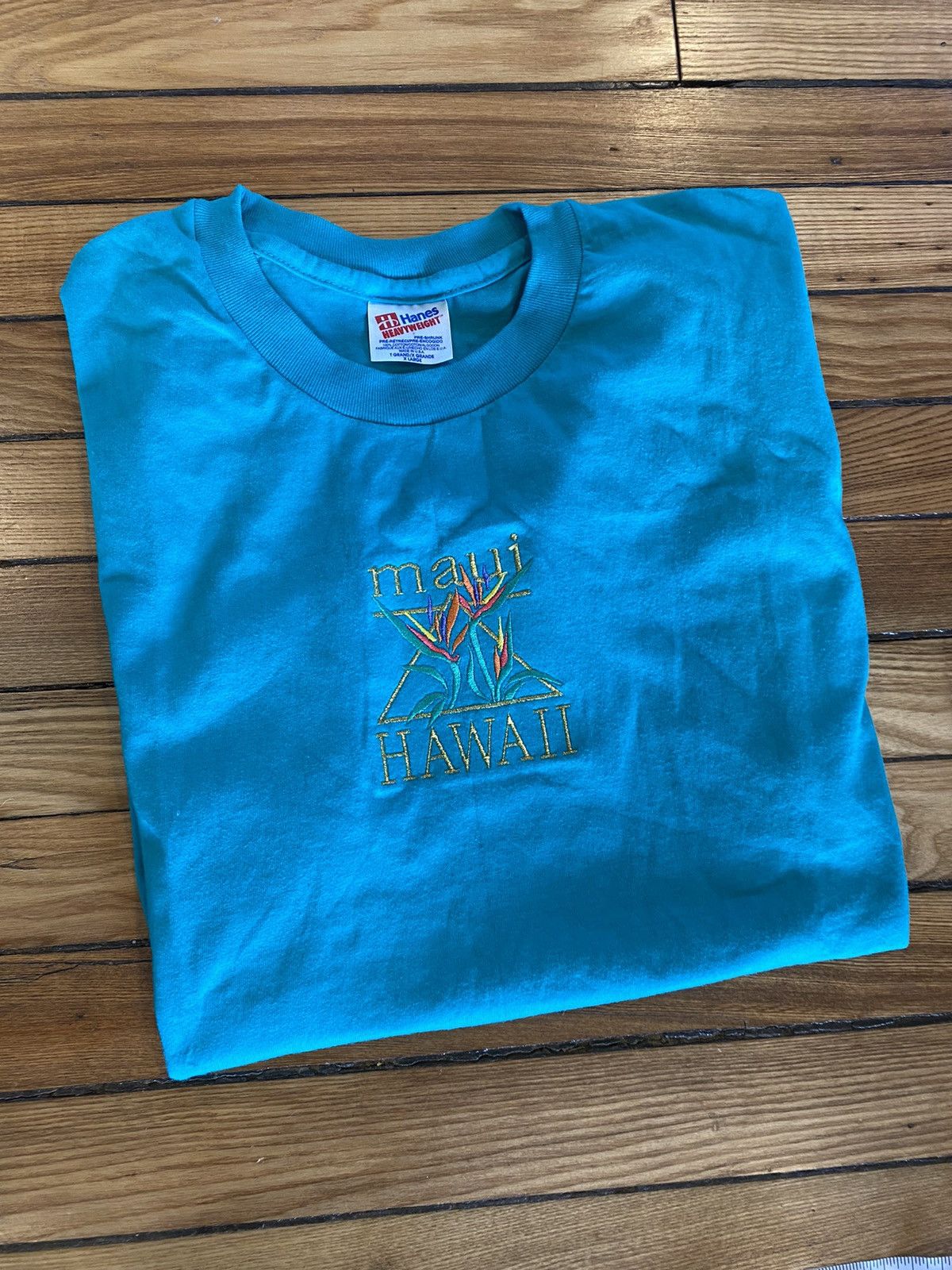 Hanes × Vintage Vintage single stitch Maui Tshirt xl Size US XL / EU 56 / 4 - 1 Thumbnail