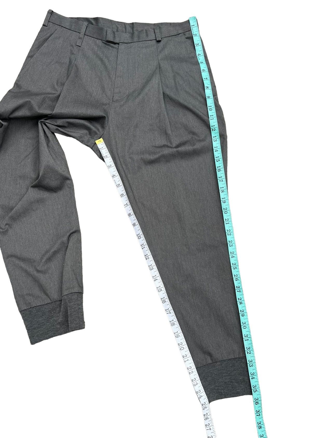 Vintage MILOK Protoculture Japan Grey Trouser Cropped Pant Size US 30 / EU 46 - 5 Thumbnail
