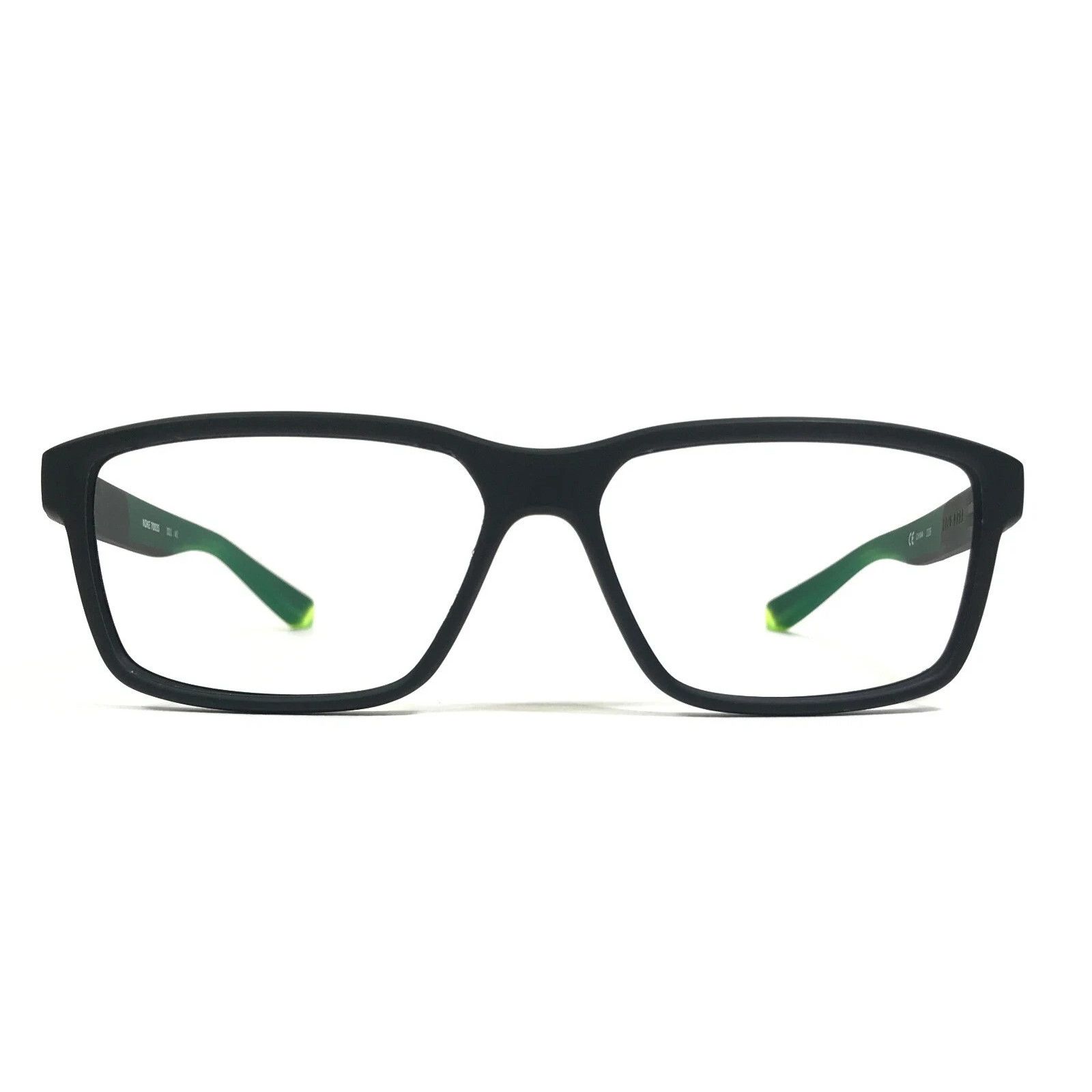 Nike NIKE 7092S 001 BLACK/GREEN EYEGLASSES FRAMES 55-14-140 Size ONE SIZE - 2 Thumbnail