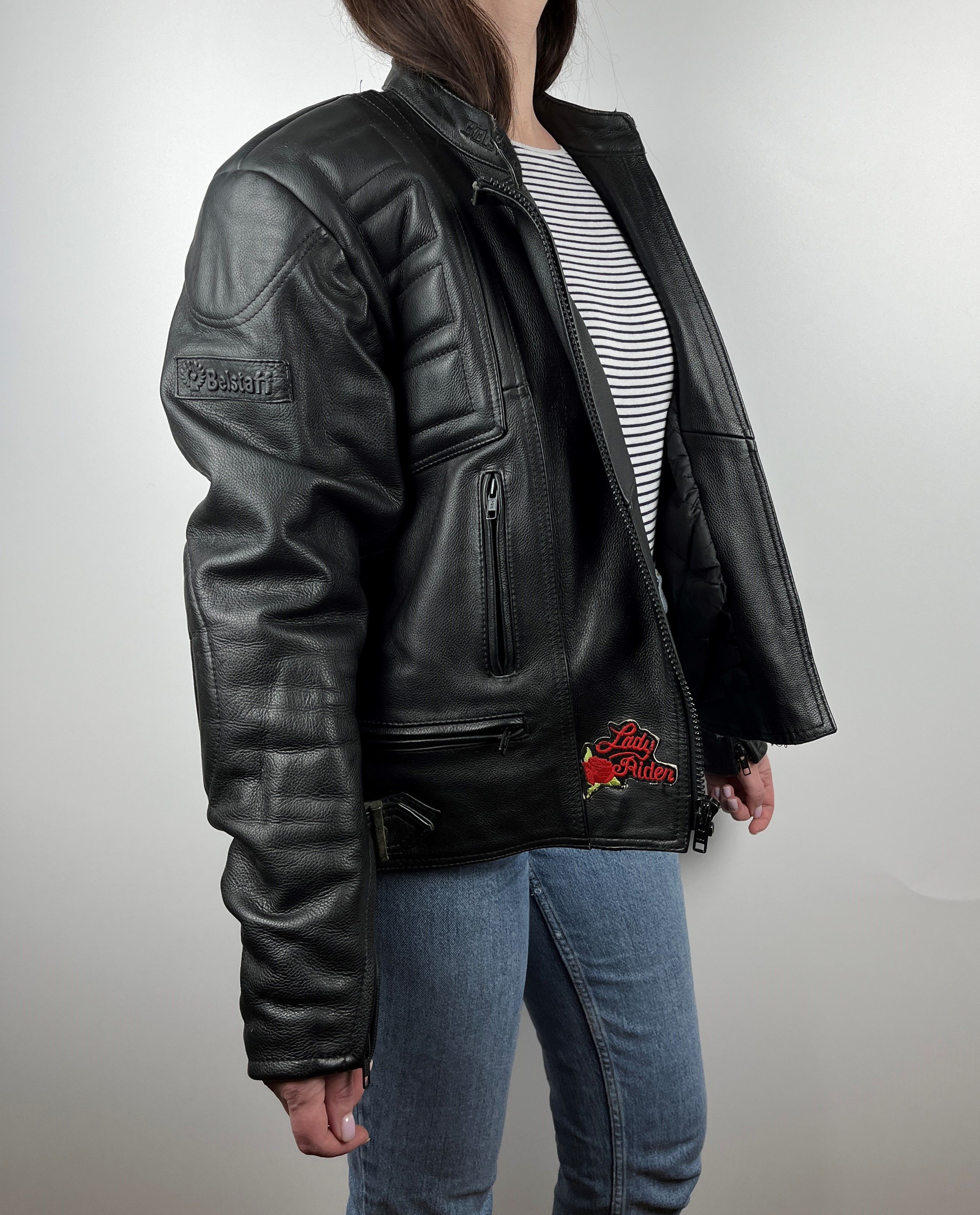 Belstaff Belstaff Leather Jacket Biker Motorcycle Size XXL / US 16-18 / IT 52-54 - 4 Thumbnail