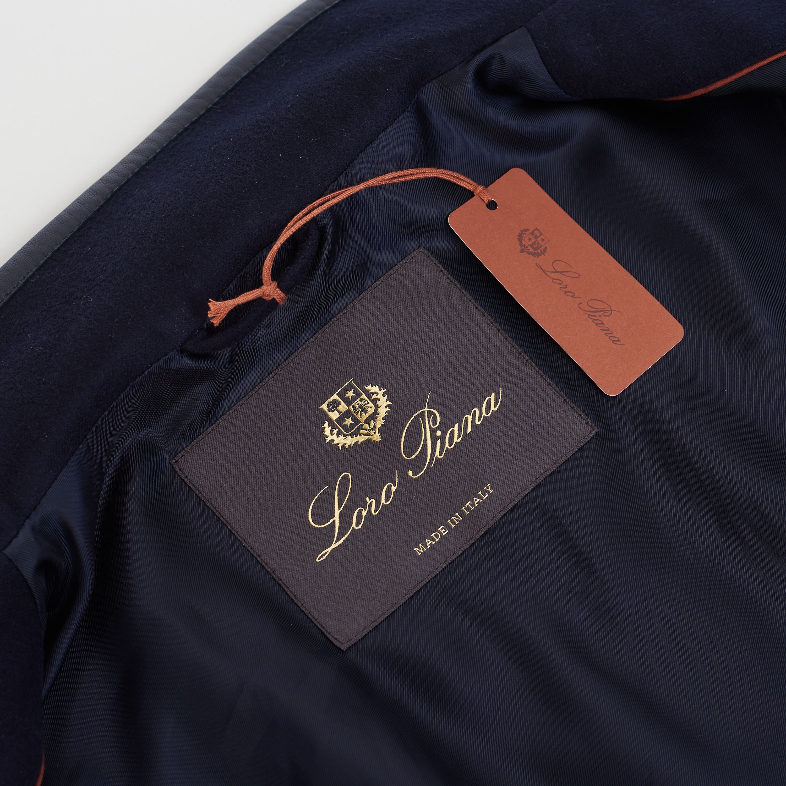 Loro Piana Spagna Jacket In Navy Blue Double Faced Cashmere Size US L / EU 52-54 / 3 - 10 Thumbnail