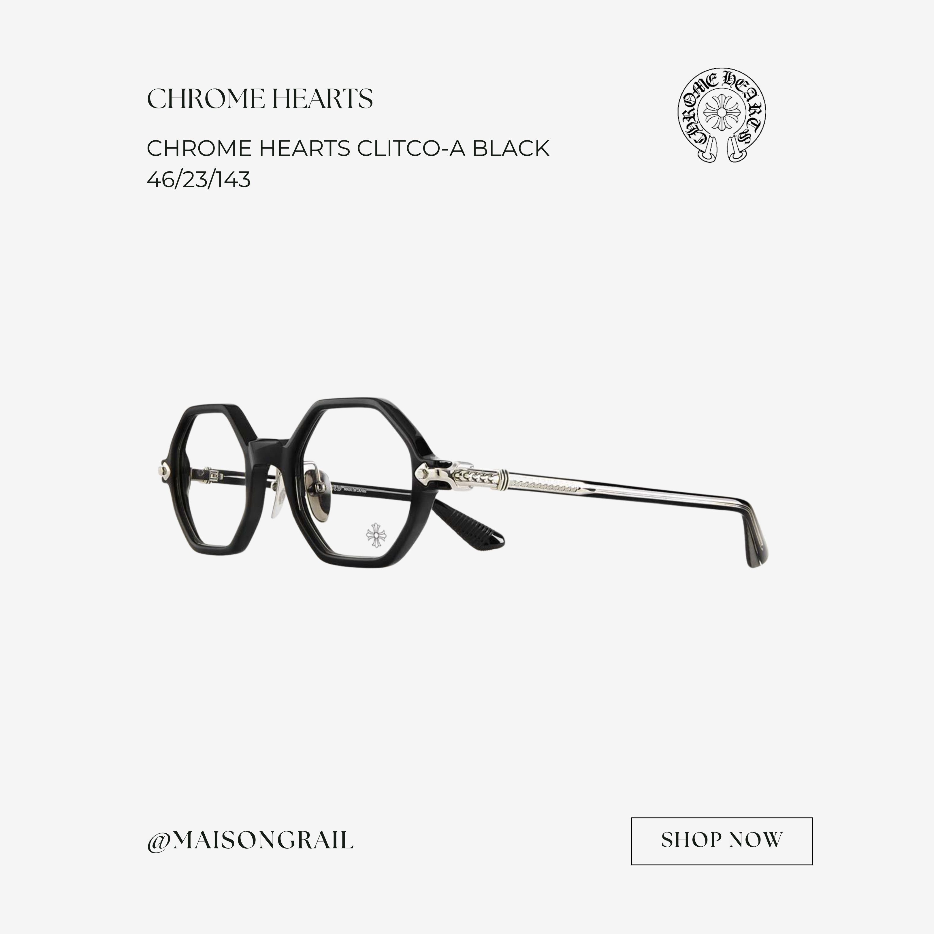 Chrome Hearts Chrome Hearts SPLAT-A Frames | Grailed
