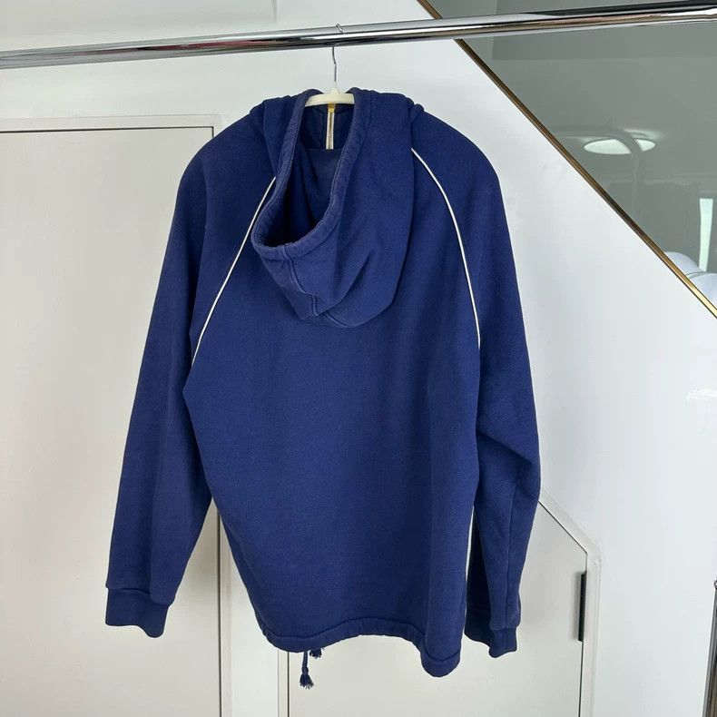 Gucci Gucci Dark blue letter striped printed hooded sweatshirt 25 Size US M / EU 48-50 / 2 - 2 Thumbnail