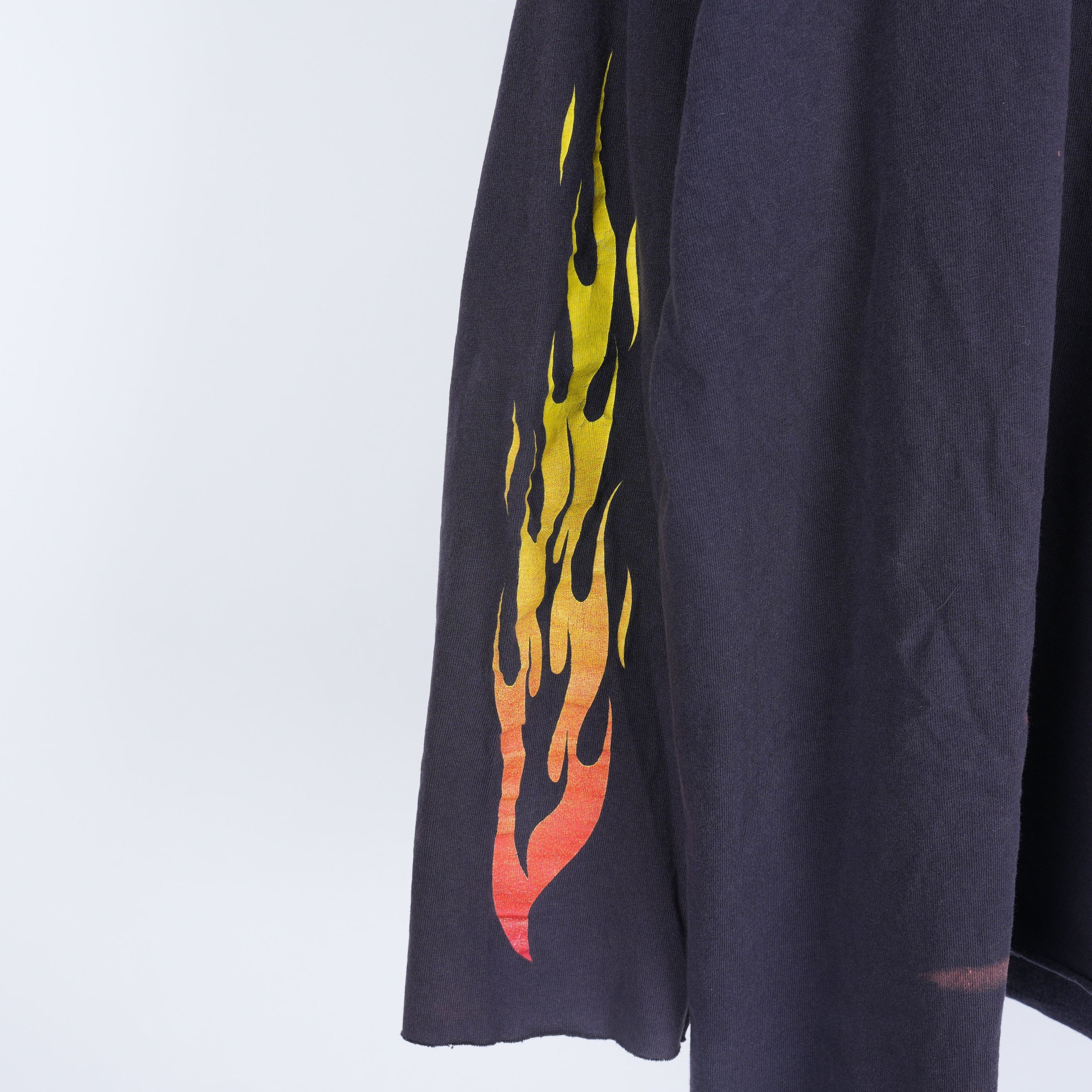 Vintage VINTAGE FLAMES LONG SLEEVE TEE Size US XL / EU 56 / 4 - 3 Thumbnail