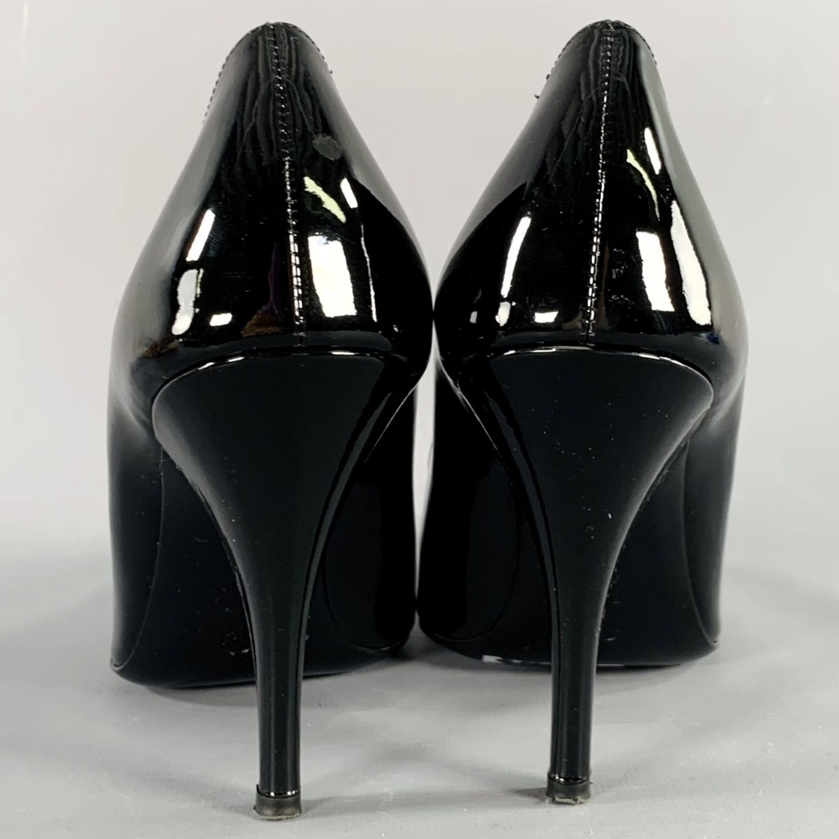 The Row THE ROW Pumps Women 7.5 Black Patent Leather Pointed Toe Heel Italy Size US 8 / IT 38 - 3 Thumbnail