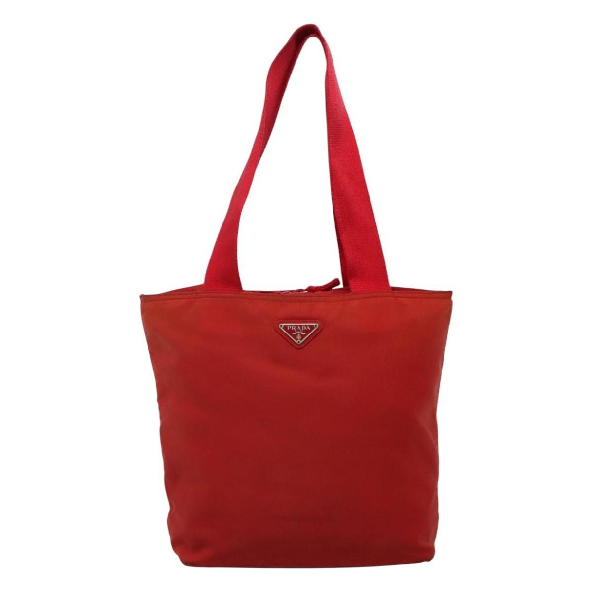 Prada PRADA Tote Bag Nylon Red Size ONE SIZE - 2 Thumbnail