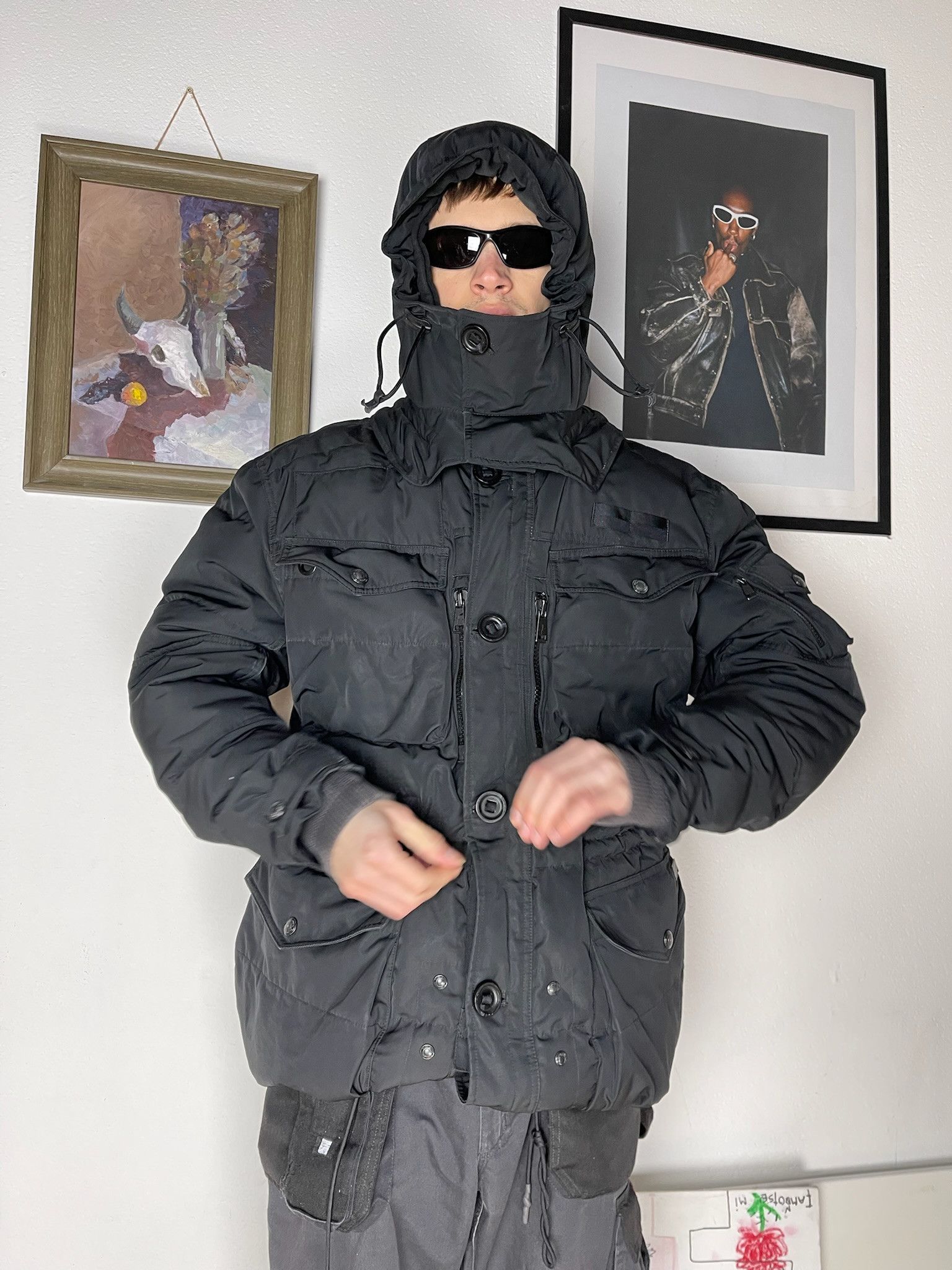 Polo Ralph Lauren Vintage Polo Ralph Lauren Puffer Down Hood utility Jacket RL Size US XL / EU 56 / 4 - 11 Thumbnail