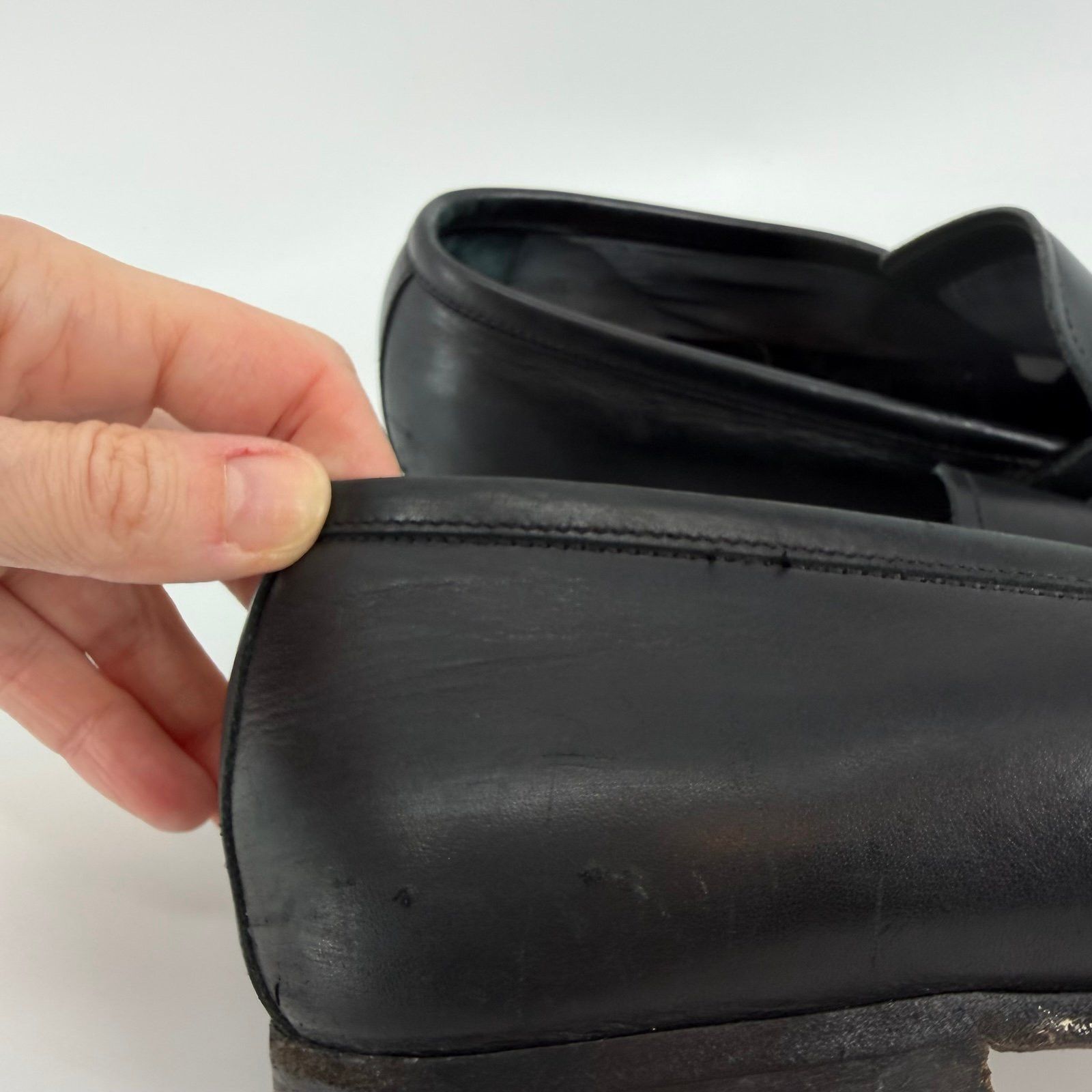 Salvatore Ferragamo Salvatore Ferragamo Men Size 10 Black Leather Horsebit Loaf Size US 10 / EU 43 - 2 Thumbnail