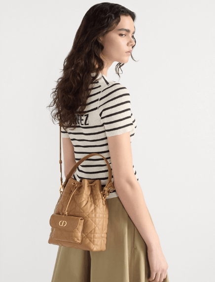 Dior o1w1db10426 M3372U Size :OS/Small Bucket Bag in Light Gold Size ONE SIZE - 7 Thumbnail