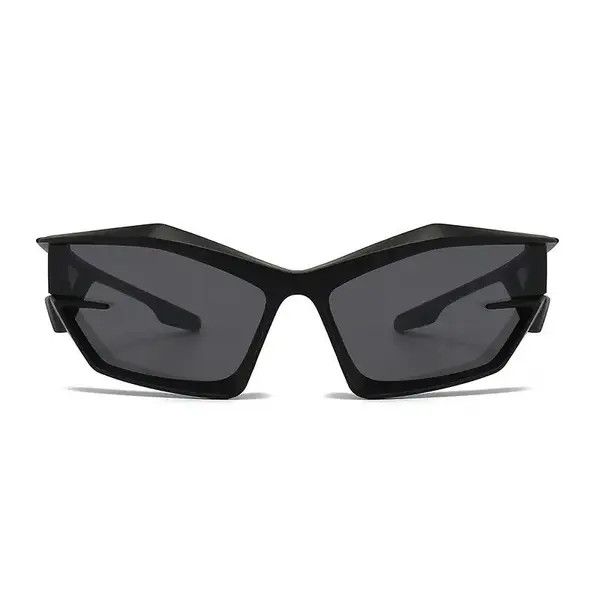 VIBE Cyber Black Sunglasses Retro Punk Archive Cosplay Jewelry Size ONE SIZE - 7 Thumbnail