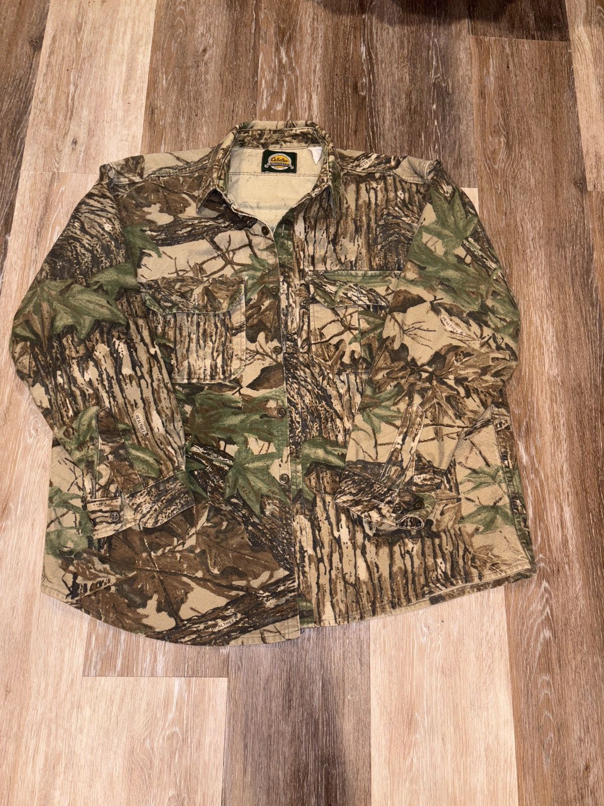 Cabelas Vintage Camouflage Button Up Size US L / EU 52-54 / 3 - 4 Thumbnail
