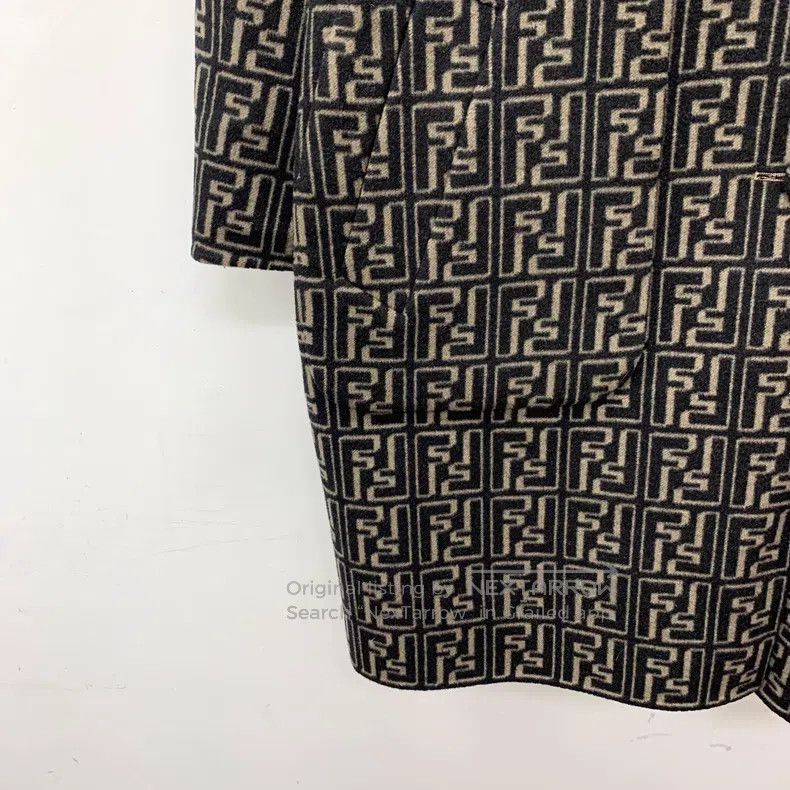 Fendi Fendi Color-block double F classic monogram printed wool h Size US M / EU 48-50 / 2 - 9 Thumbnail