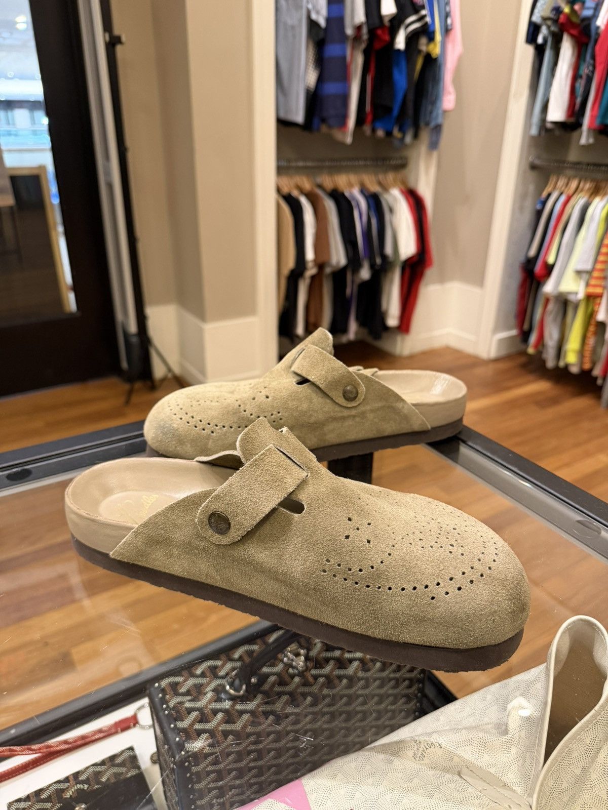 Needles Needles Suede Clog Mules Size US 9 / EU 42 - 2 Thumbnail