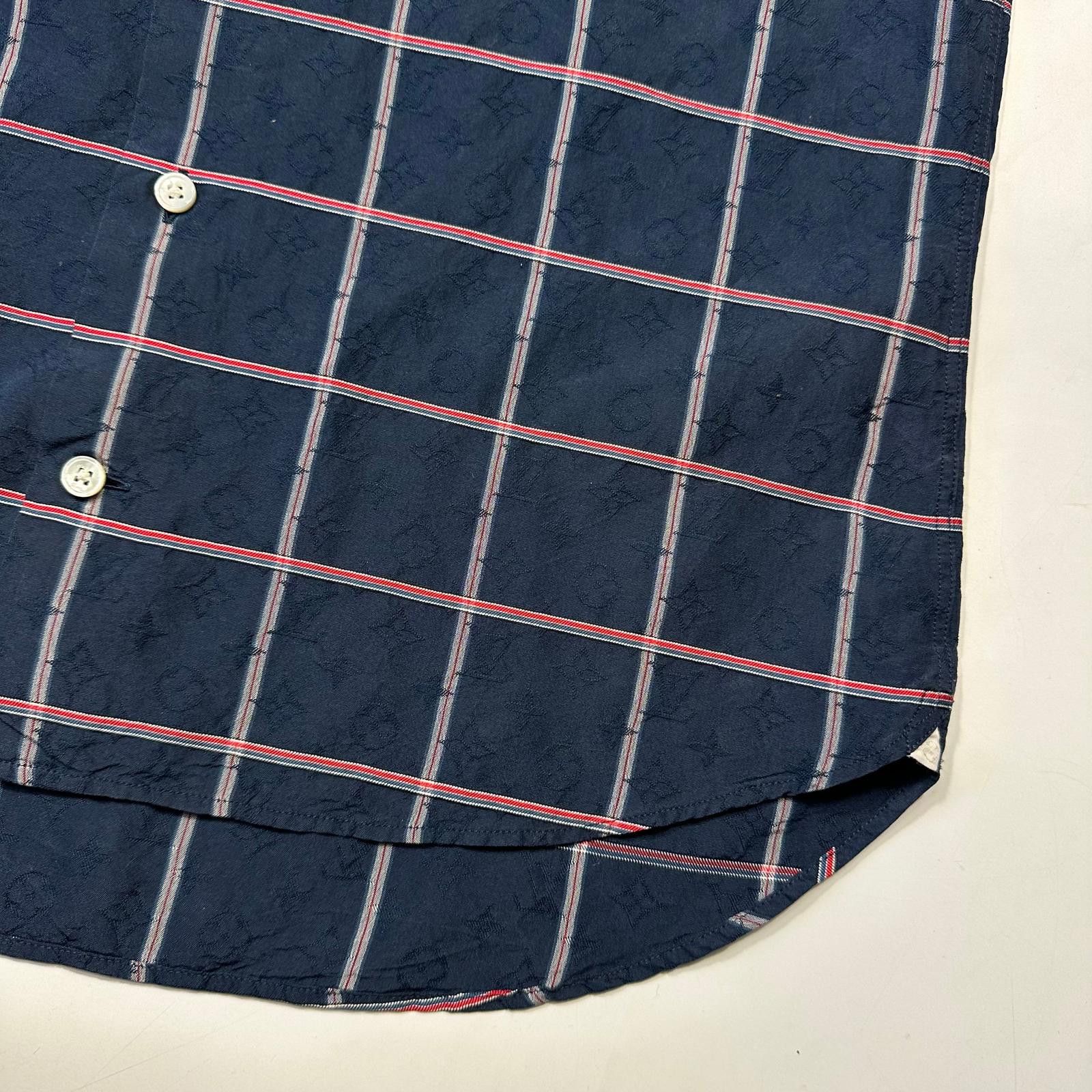 Other Louis Vuitton Monogram Plaid Checkered Silk Shirt - S Size US S / EU 44-46 / 1 - 2 Thumbnail