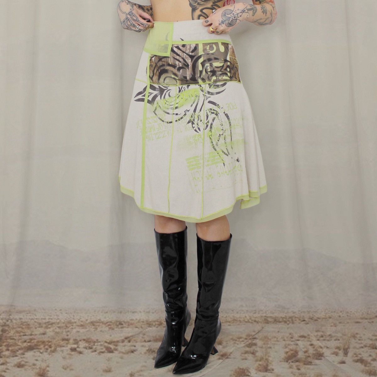 Other 🥝TRIBAL MIDI SKIRT🥝 Size 26" / US 2 / IT 38 - 2 Thumbnail