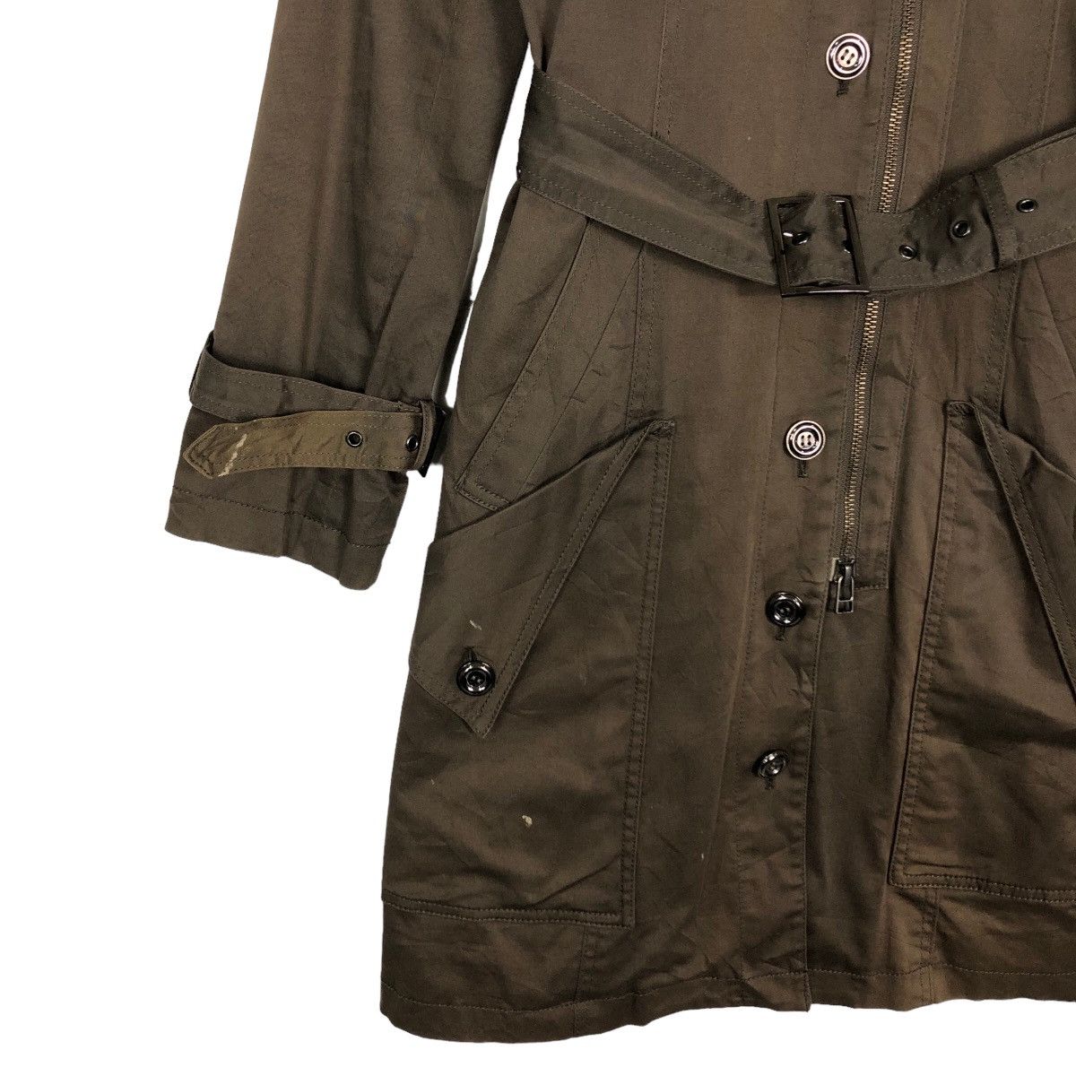 Japanese Brand 🔥Rare Bondage Parachute Biker Jacket Femme Tornado Mart Size M / US 6-8 / IT 42-44 - 3 Thumbnail