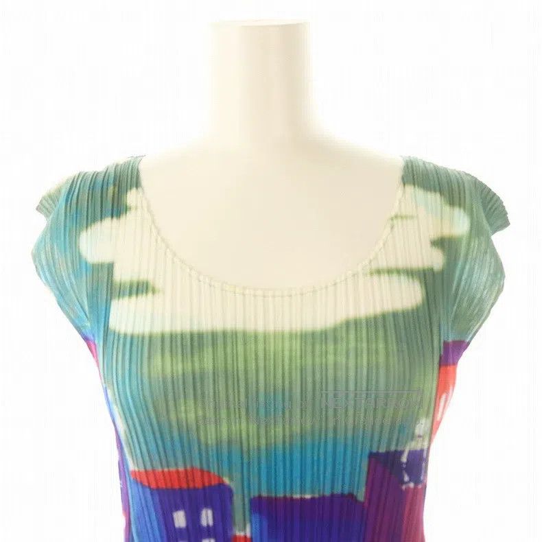 Issey Miyake Issey Miyake Color-block Dress Size M / US 6-8 / IT 42-44 - 4 Thumbnail