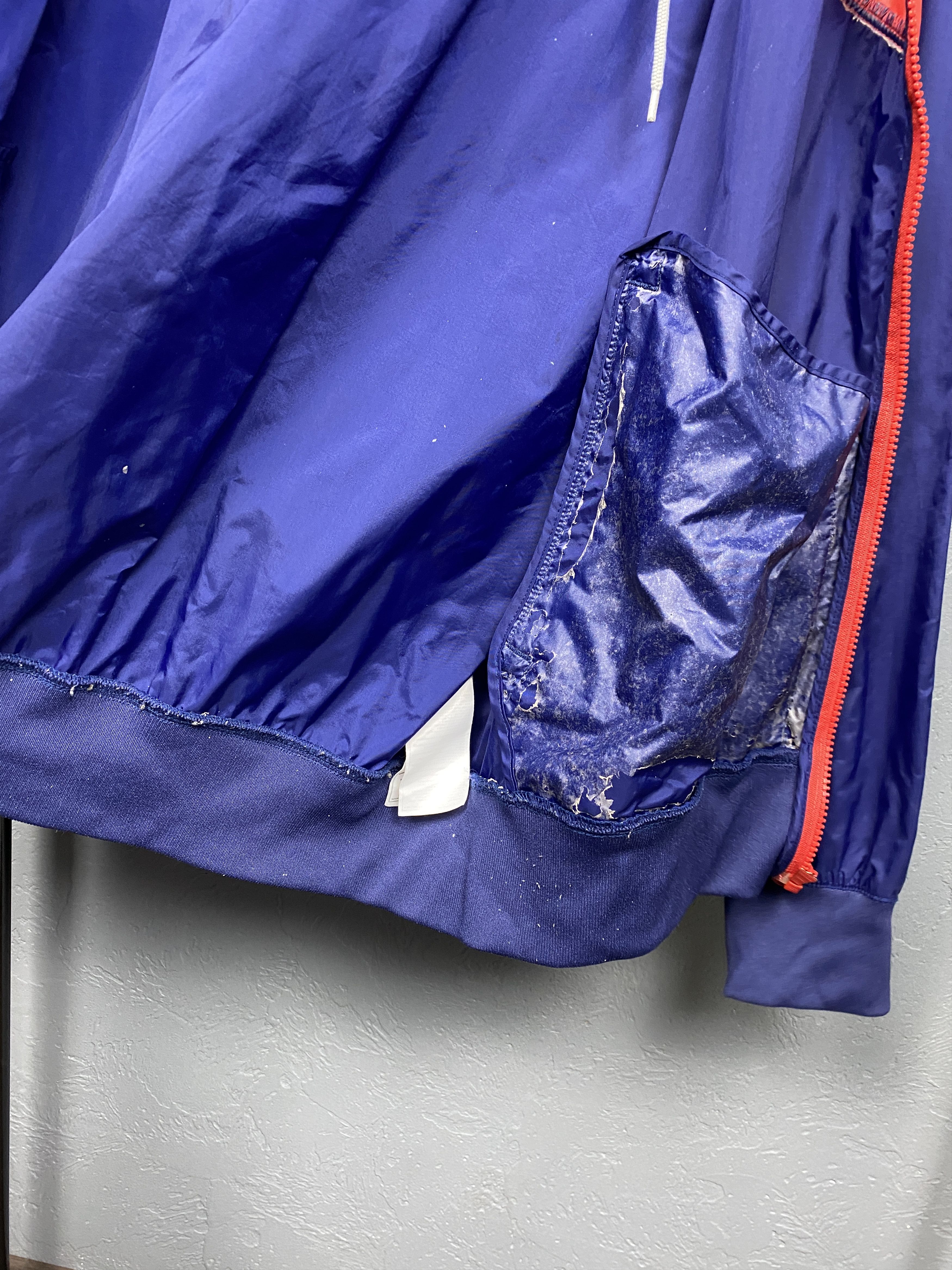 Nike Nike 90s Vintage Windbreaker Jacket Swoosh Nylon Drill Size US XL / EU 56 / 4 - 8 Thumbnail
