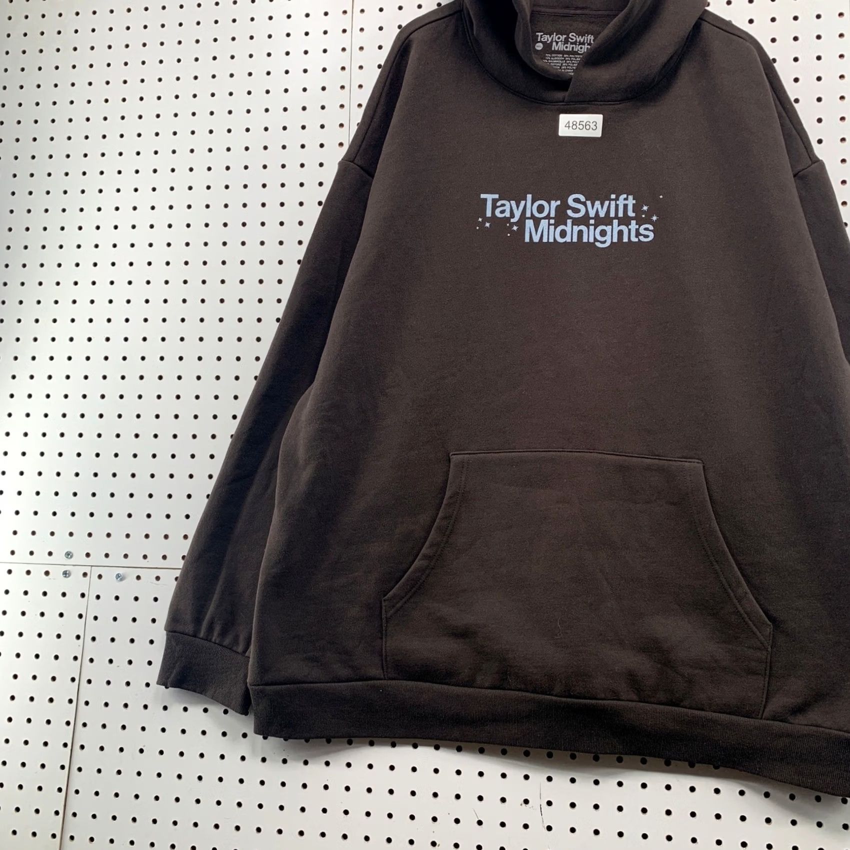 Vintage Taylor Swift Midnights Hoodie Mens 4XL Brown 20s Album Merch Pullover Sweatshirt Size US XXL / EU 58 / 5 - 5 Thumbnail