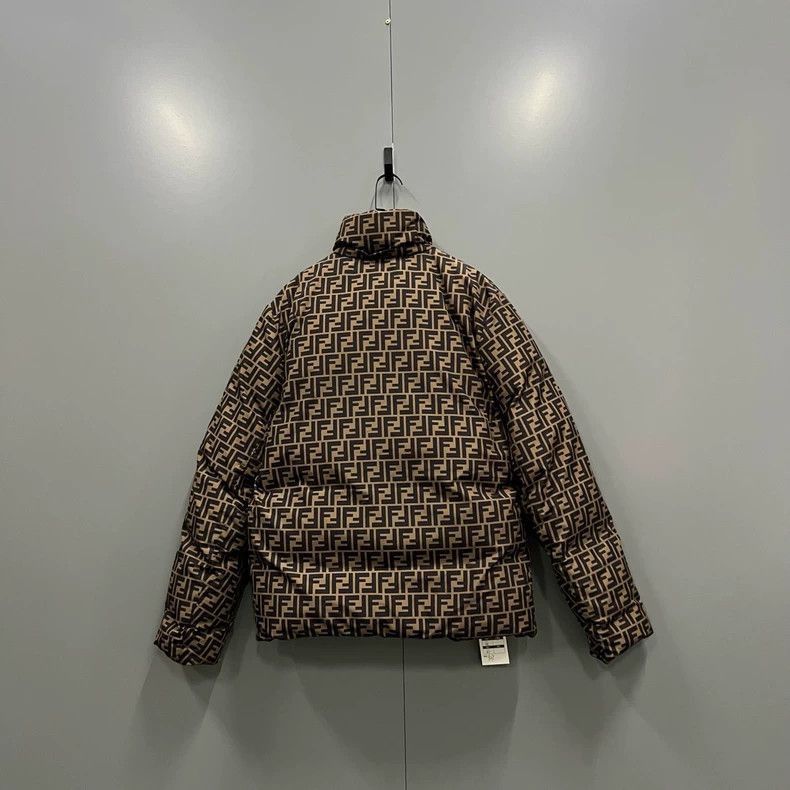 Fendi FENDI DoubleSided Logo Down Jacket Size US L / EU 52-54 / 3 - 2 Thumbnail
