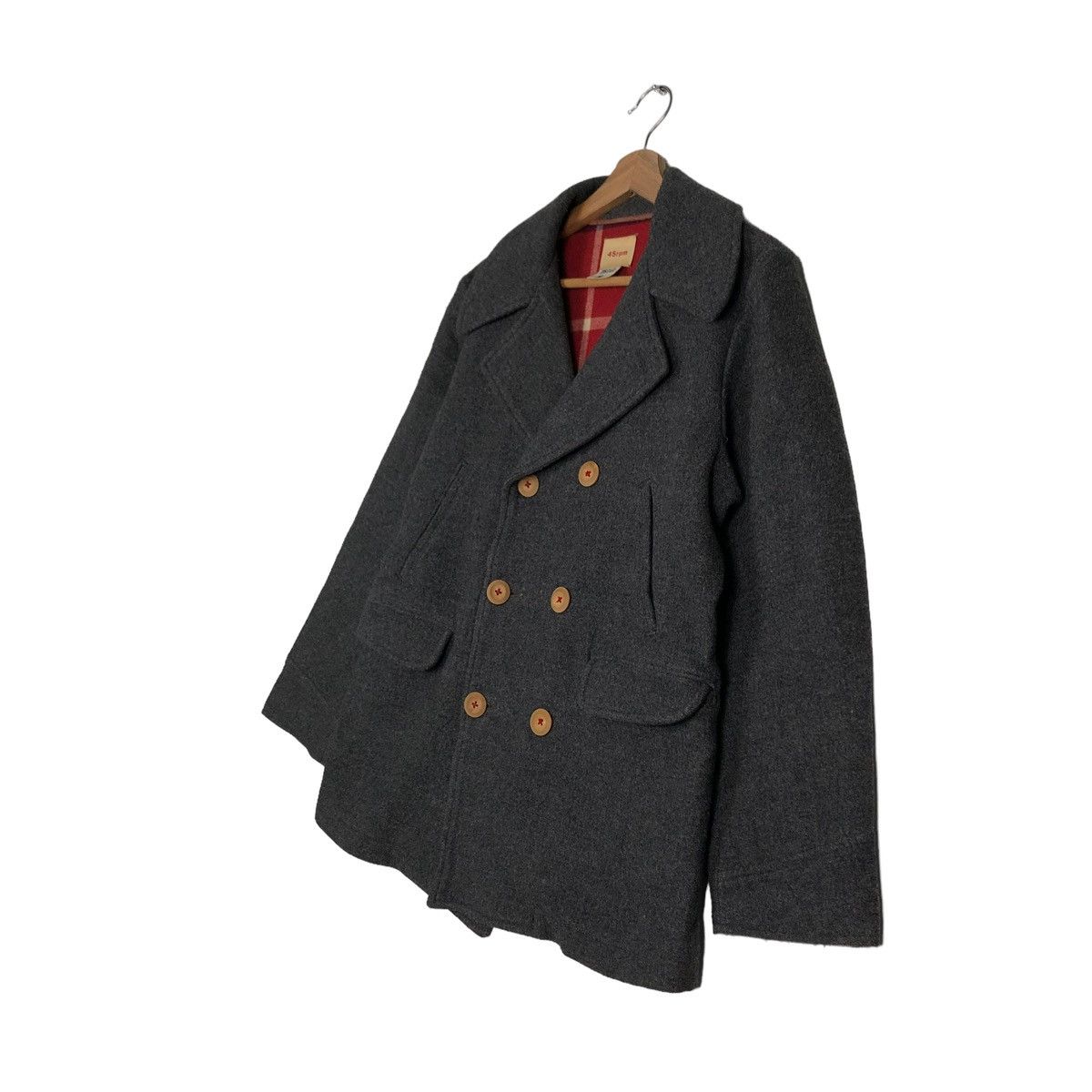 45rpm 🔥Rare Double Collar Wool Duffle Jacket 45RPM Japan Made Size US M / EU 48-50 / 2 - 2 Thumbnail
