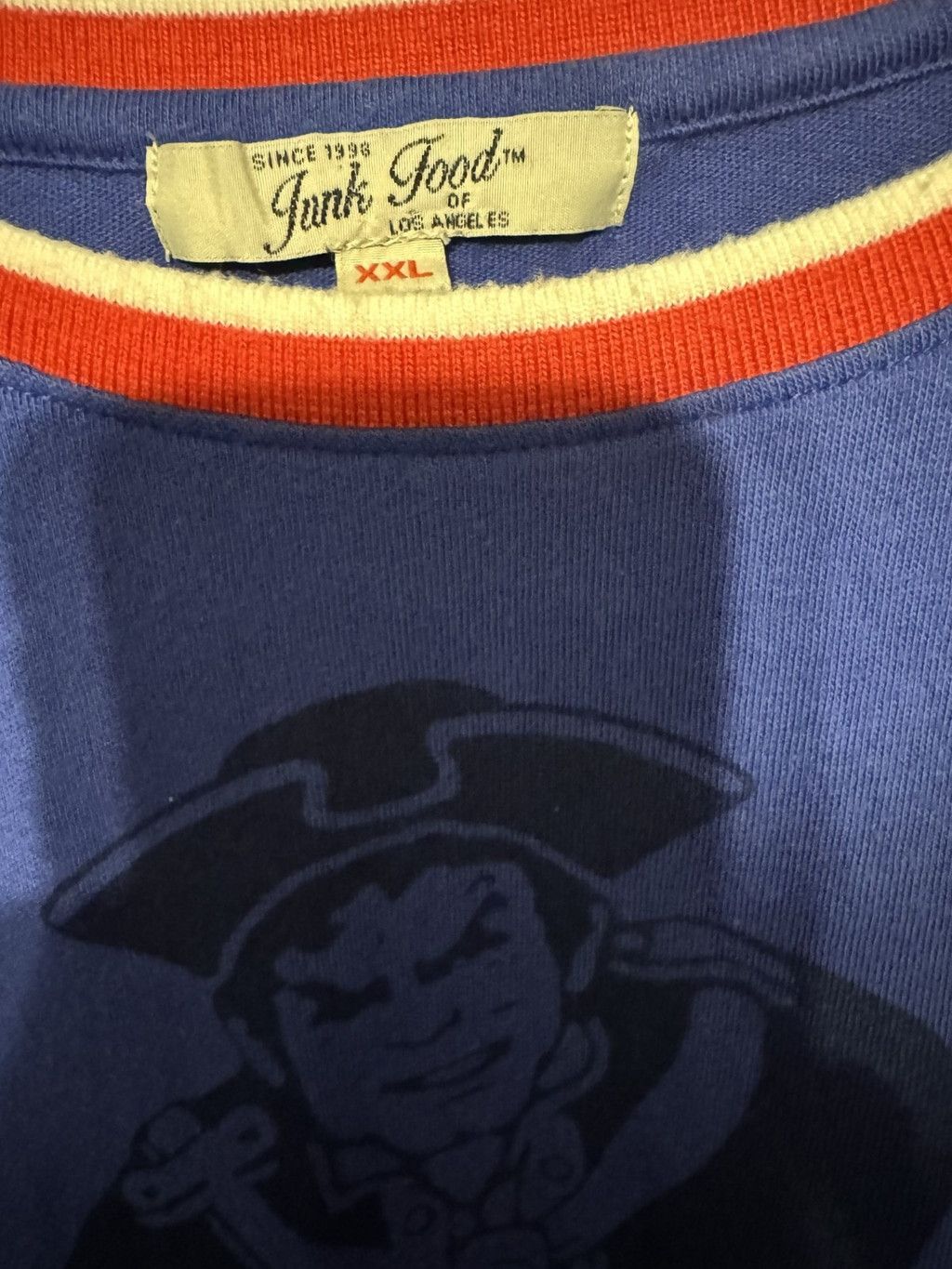 Junk Food New England Patriots T Shirt Men XXL Blue Junk Food Tee NFL Size US XXL / EU 58 / 5 - 3 Thumbnail
