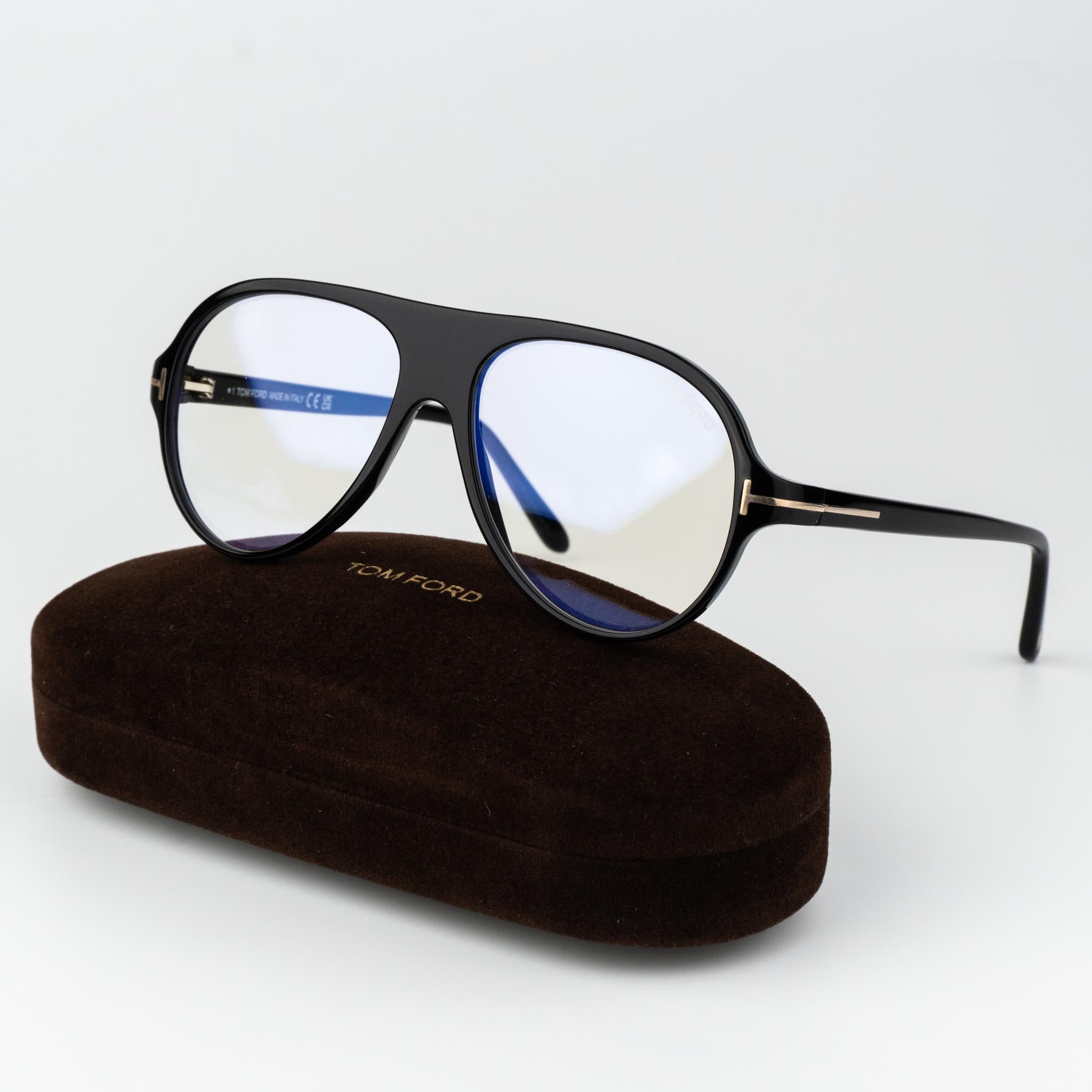 Tom Ford Tom Ford Men Eyeglasses Pilot FT5012-B/V 001 BRAND NEW Size ONE SIZE - 1 Thumbnail