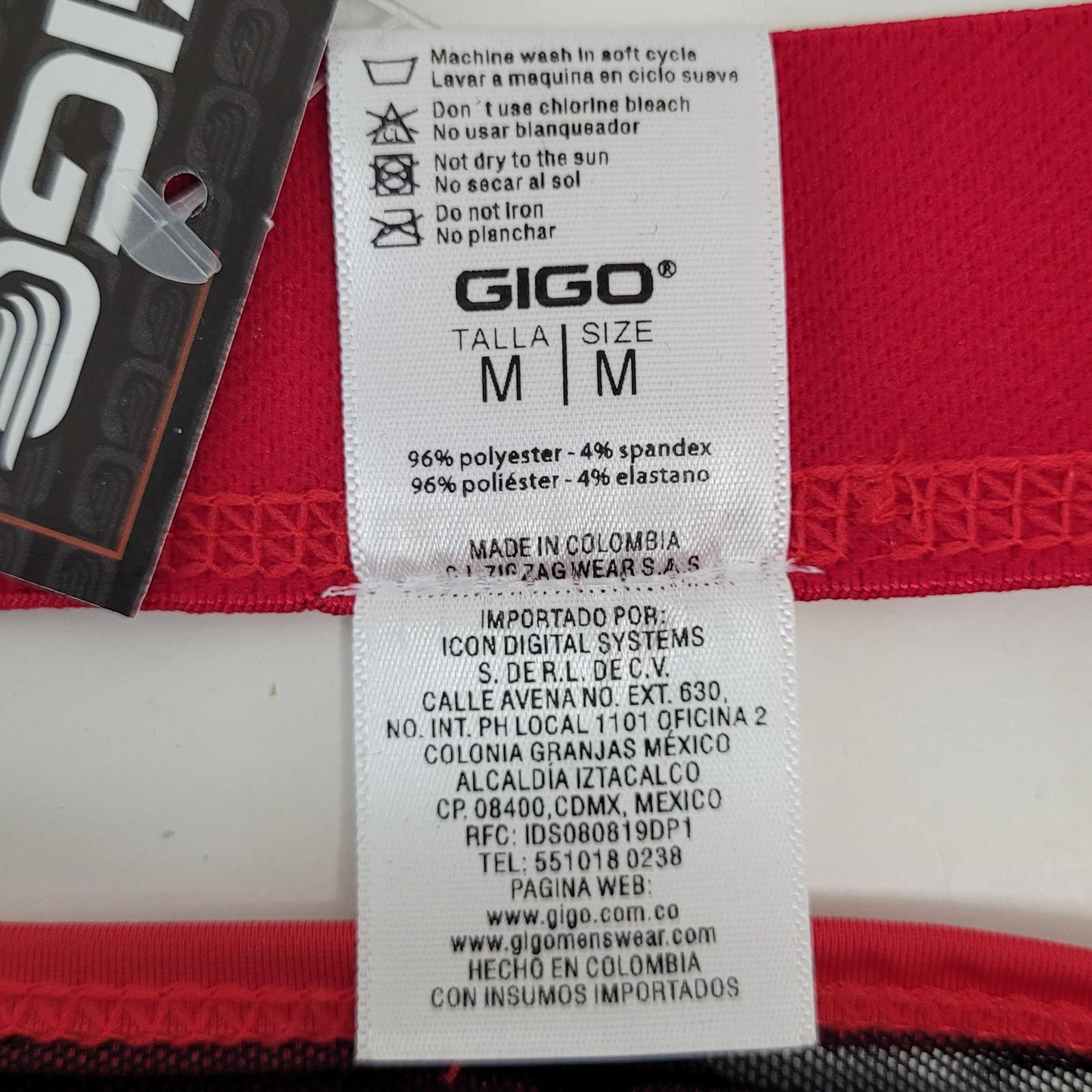 Other GIGO Men’s Medium 28" Mesh Panel Briefs Red & Black – NEW Size 28 - 5 Thumbnail