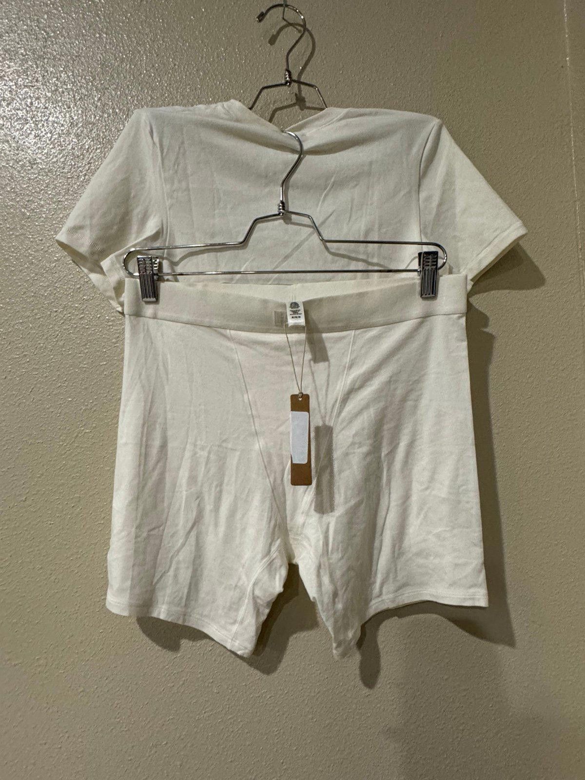 Kim Kardashian skim cotton jersey tee marble and boxers set medium Size M / US 6-8 / IT 42-44 - 6 Thumbnail