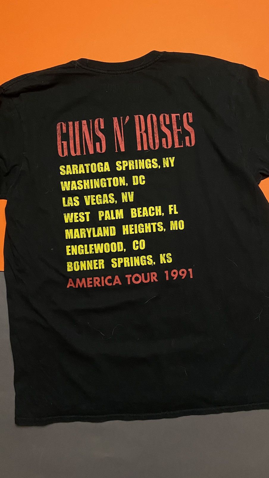 Band Tees Guns N Roses 2018American tour 1991t-shirt tee size XL Size US XL / EU 56 / 4 - 1 Thumbnail
