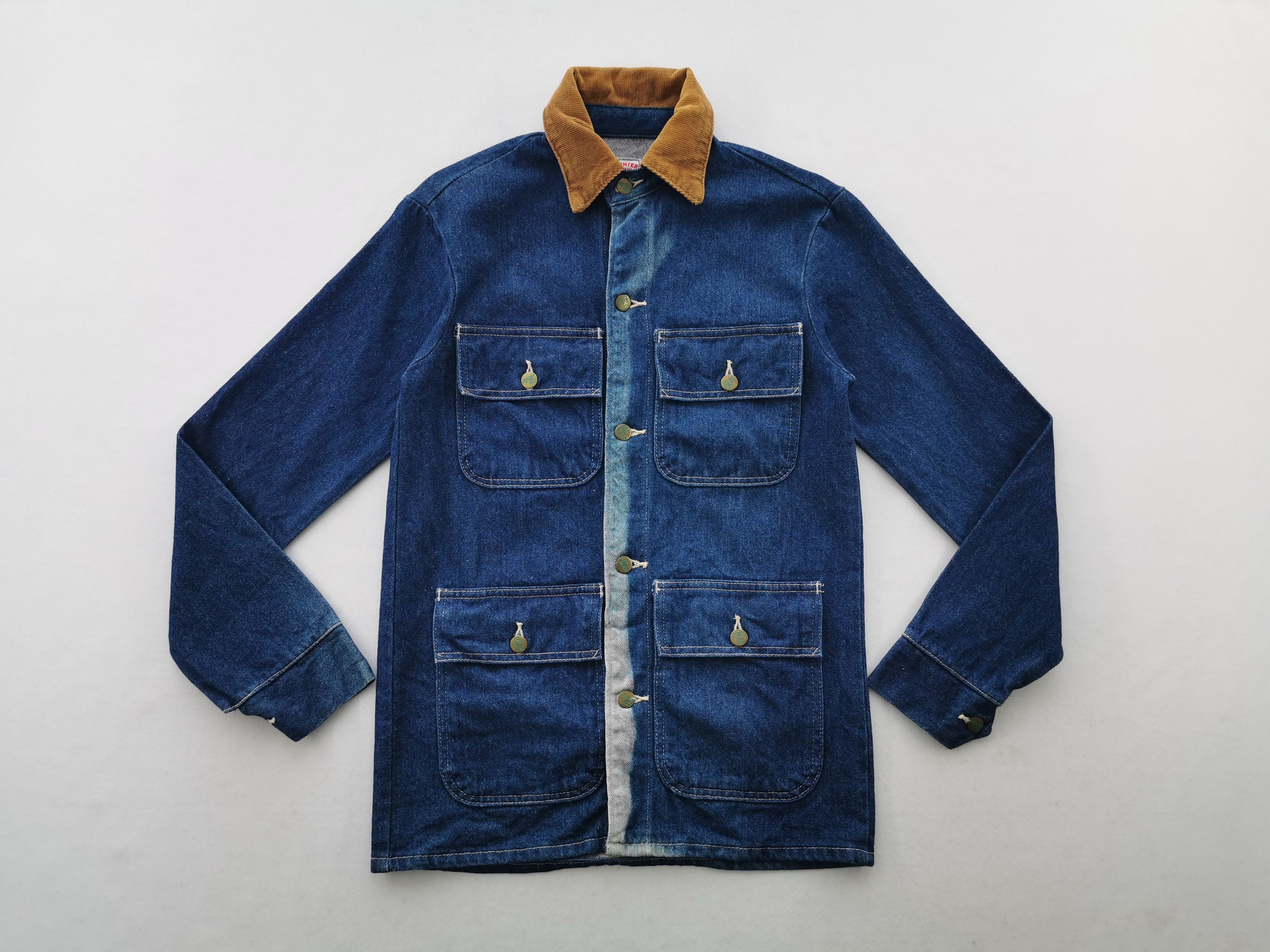 Pointer Vintage 90's Pointer Chore Denim Jacket Made In USA Size M Size US M / EU 48-50 / 2 - 1 Thumbnail