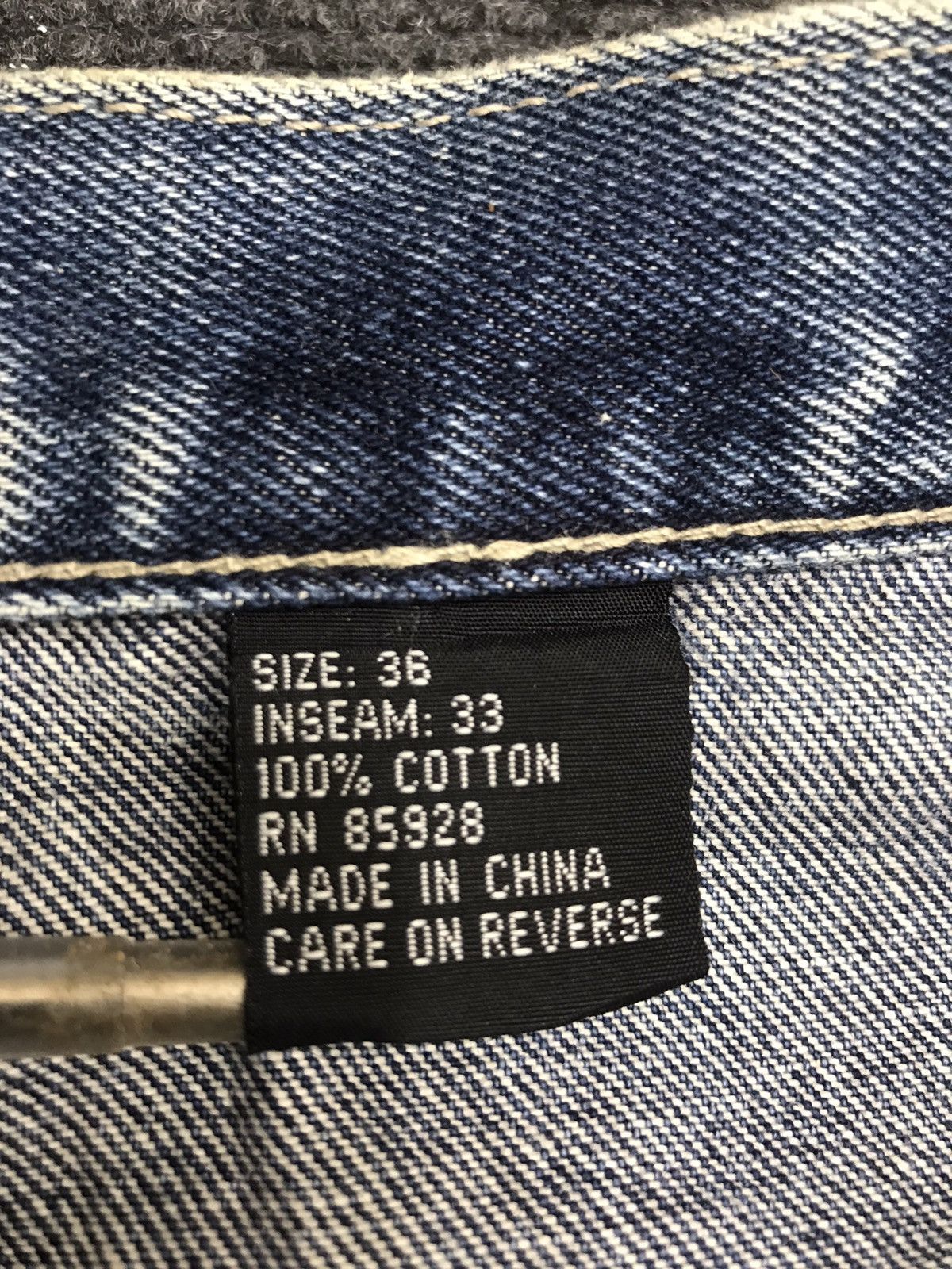 Vintage 🔥SUPER BAGGY🔥Vintage Johnny Blaze Baggy THRASHED DENIM F24 Size US 36 / EU 52 - 18 Thumbnail