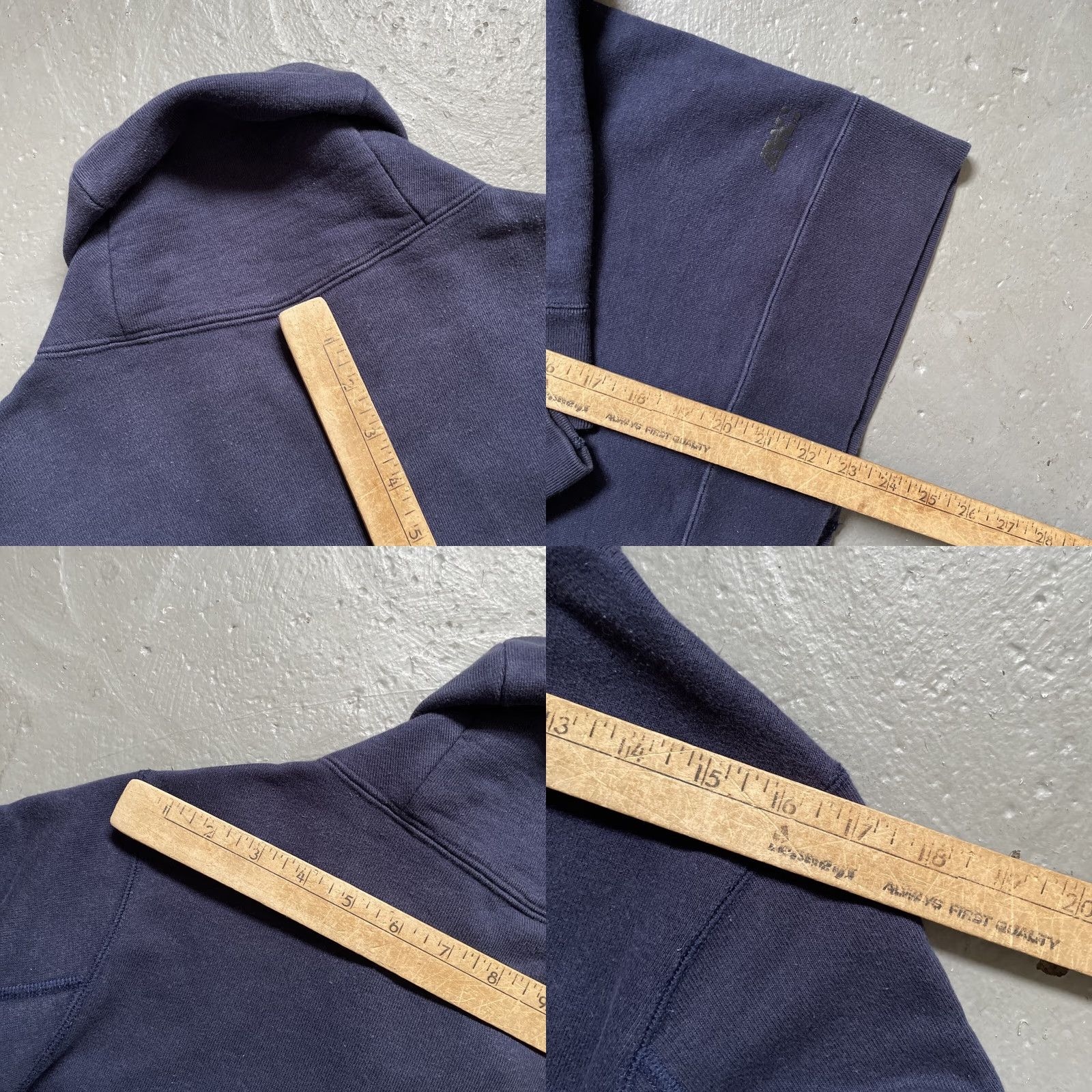 Beams Plus Loopwheeler x Beams Plus + Shawl Cardigan Sweater Heavy Sweat Made In Japan S Unisex Adults Blue Cotton Vintage 90s Americana Designer Sh? Wait Size US S / EU 44-46 / 1 - 8 Thumbnail