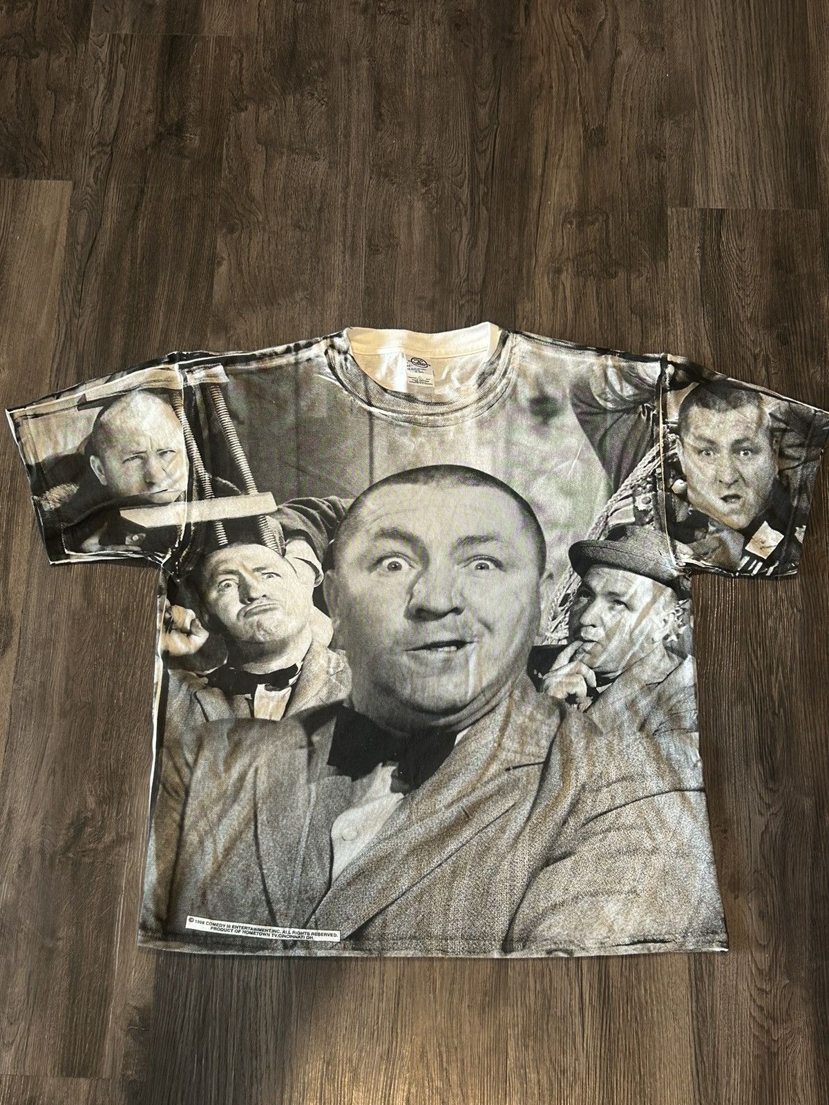 Vintage 1998 AOP Three Stooges Tee Size US L / EU 52-54 / 3 - 1 Thumbnail