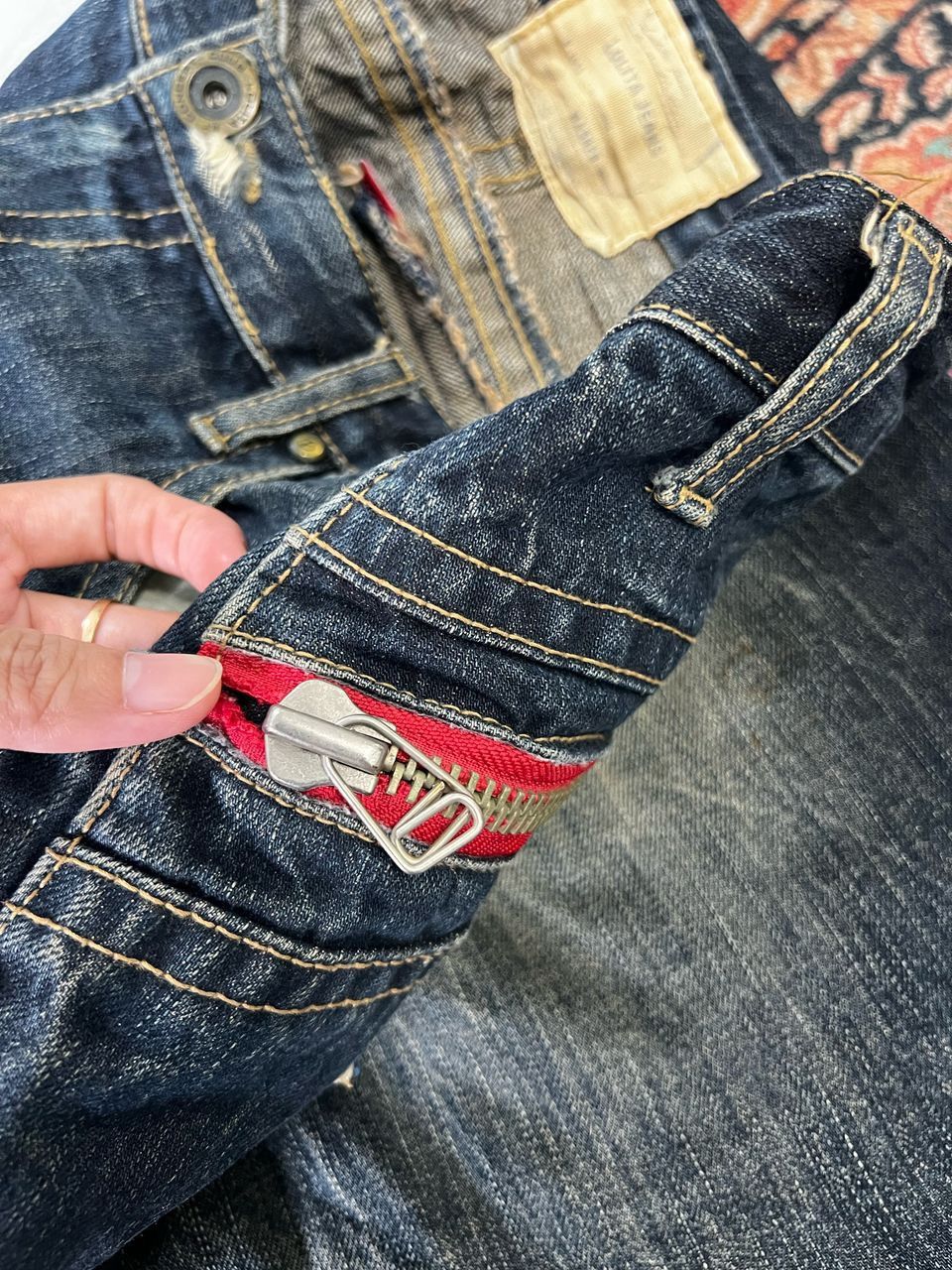 Japanese Brand Yoshitomo Nara Lolita Distressed Jeans Size US 35 - 12 Thumbnail