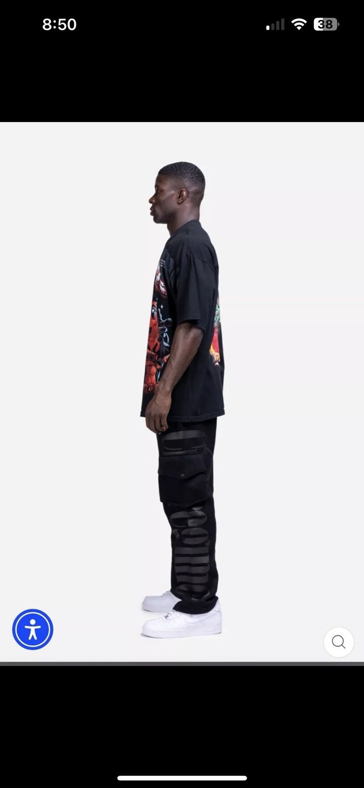 Civil Regime Civil Regime Deadpool Still Alive 199x Oversized Tee Size US M / EU 48-50 / 2 - 4 Thumbnail