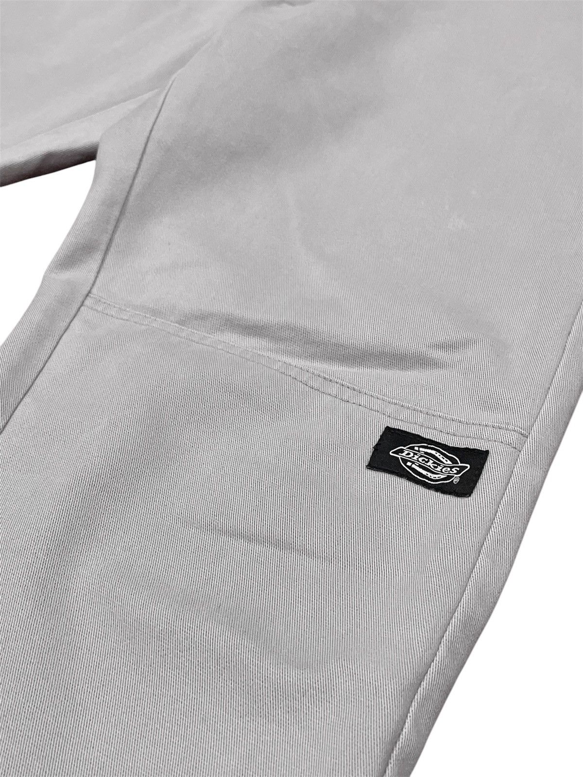 Dickies × Vintage DICKIES 811 SKINNY STRAIGHT DOUBLE KNEE WORK PANT - SILVER Size US 30 / EU 46 - 4 Thumbnail