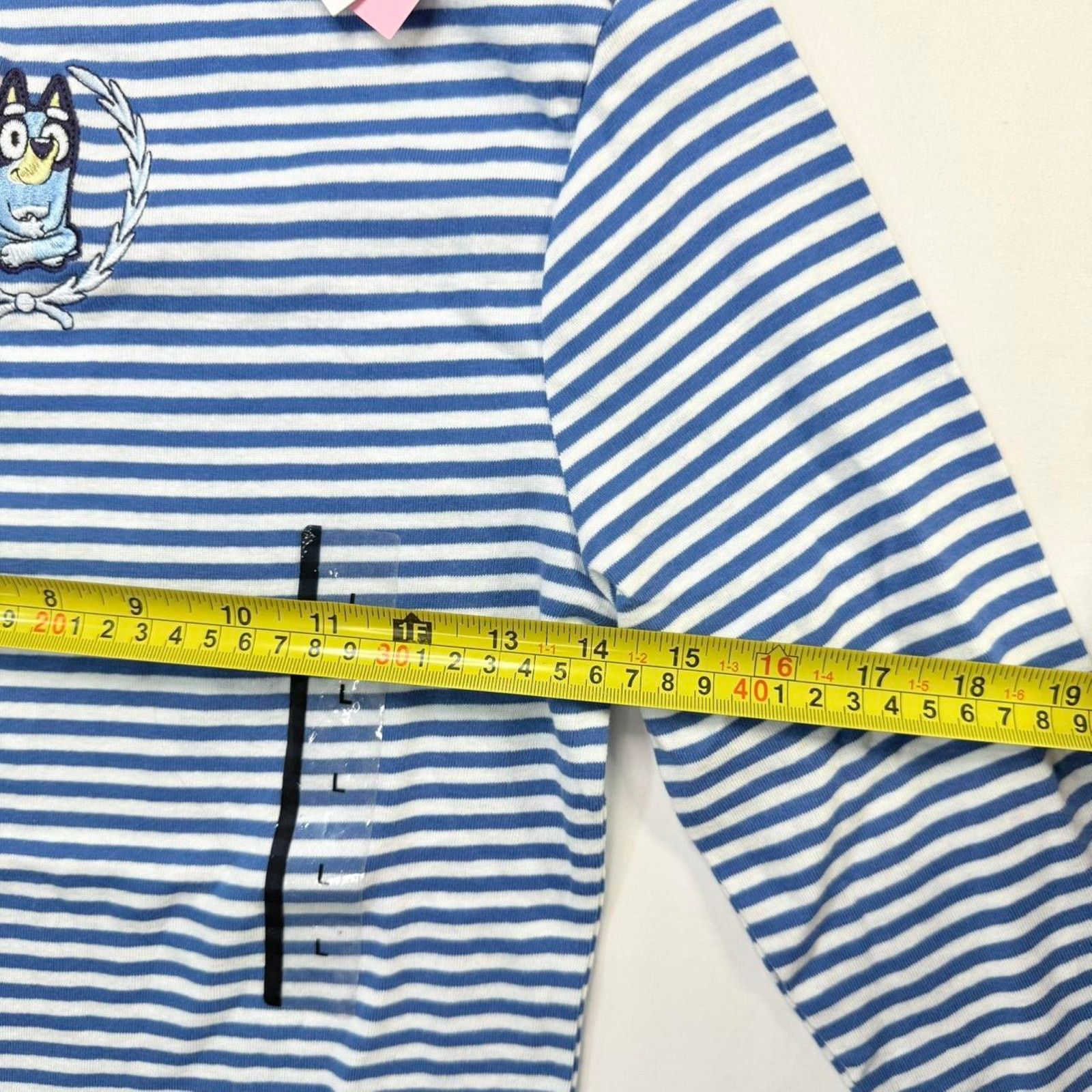& Other Stories Trendy Blue long sleeve off shoulder Bluey shirt Sz L Size L / US 10 / IT 46 - 3 Thumbnail