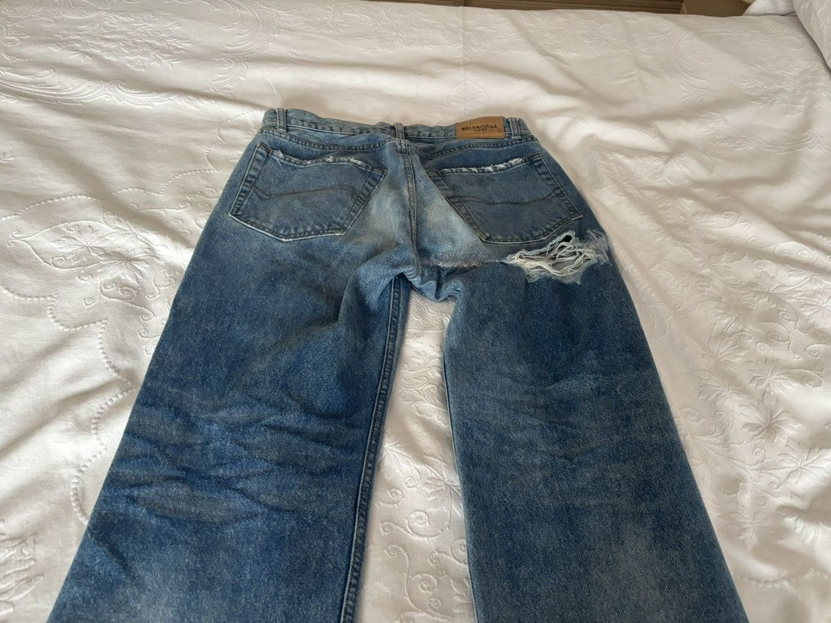 Balenciaga Balenciaga Slashed Made in Japan Jeans Size US 30 / EU 46 - 4 Thumbnail