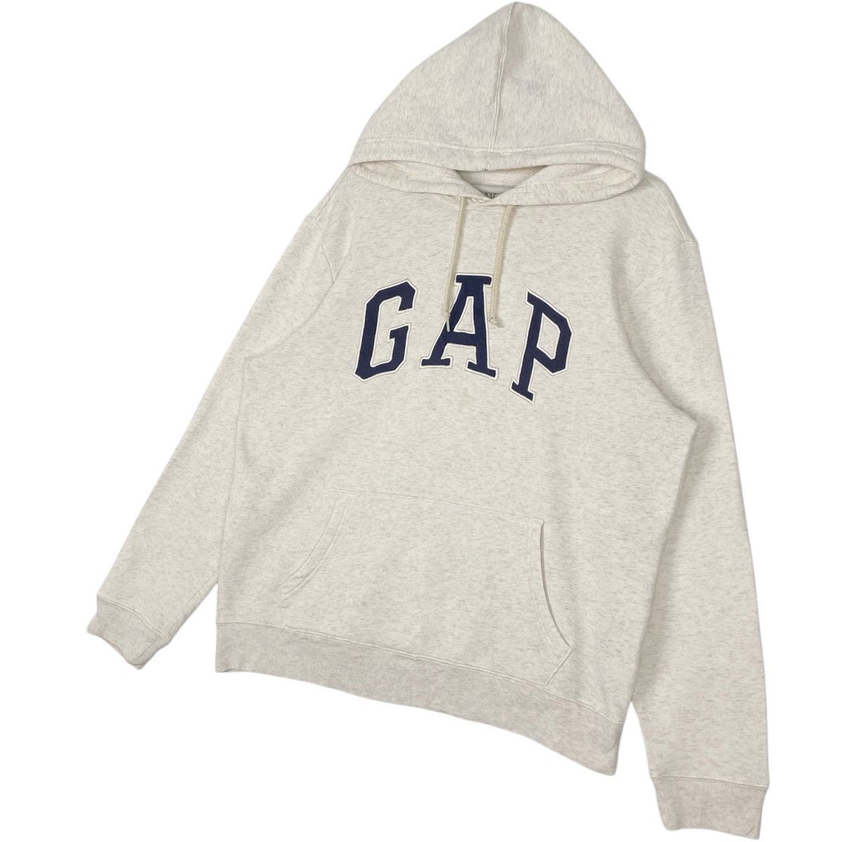 Other Vintage GAP Hoodie Full Zip Big Logo Embroidered Gray Size US M / EU 48-50 / 2 - 2 Thumbnail