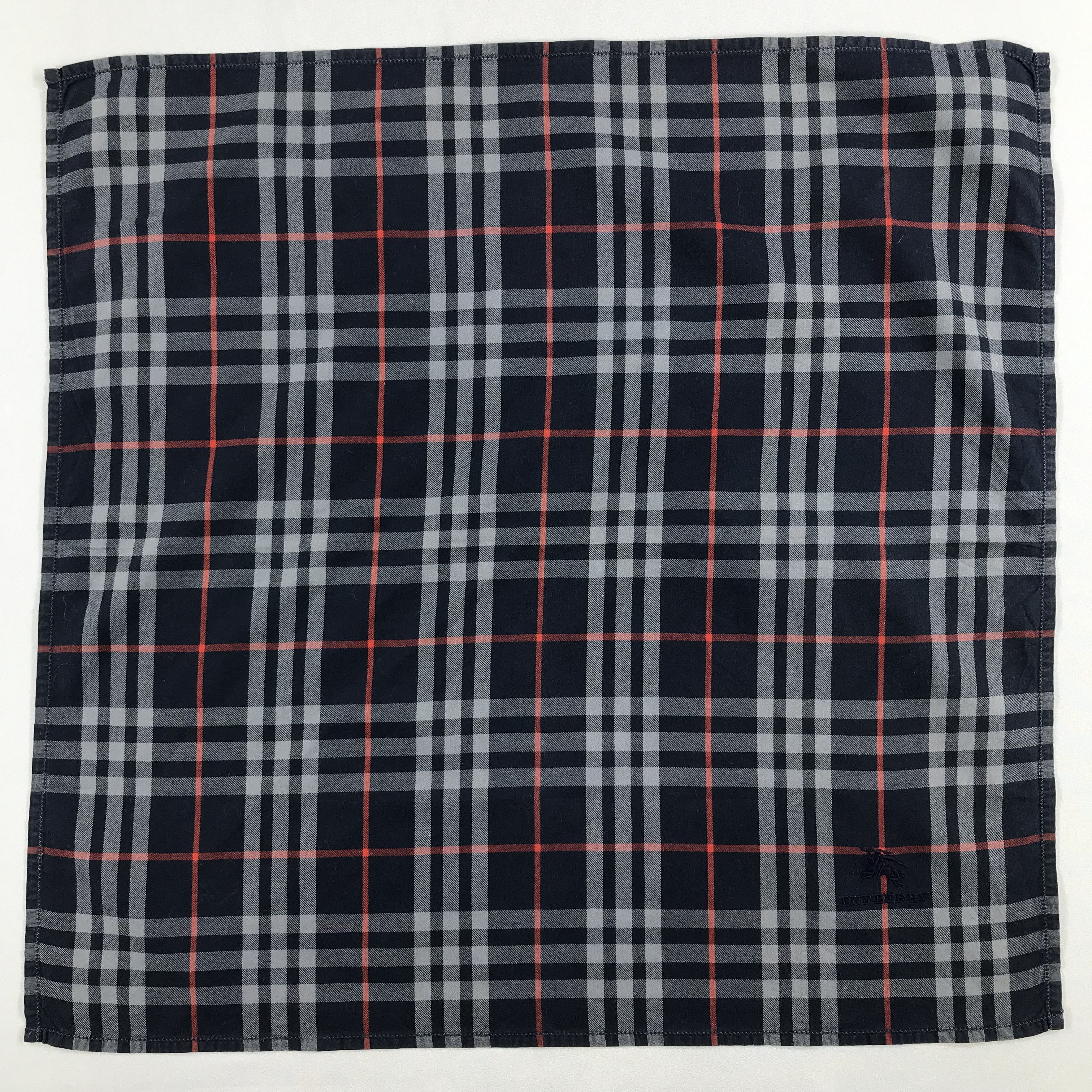 Burberry × Vintage Burberry Bandana / Handkerchief / Neckerchief - S1954 Size ONE SIZE - 1 Thumbnail