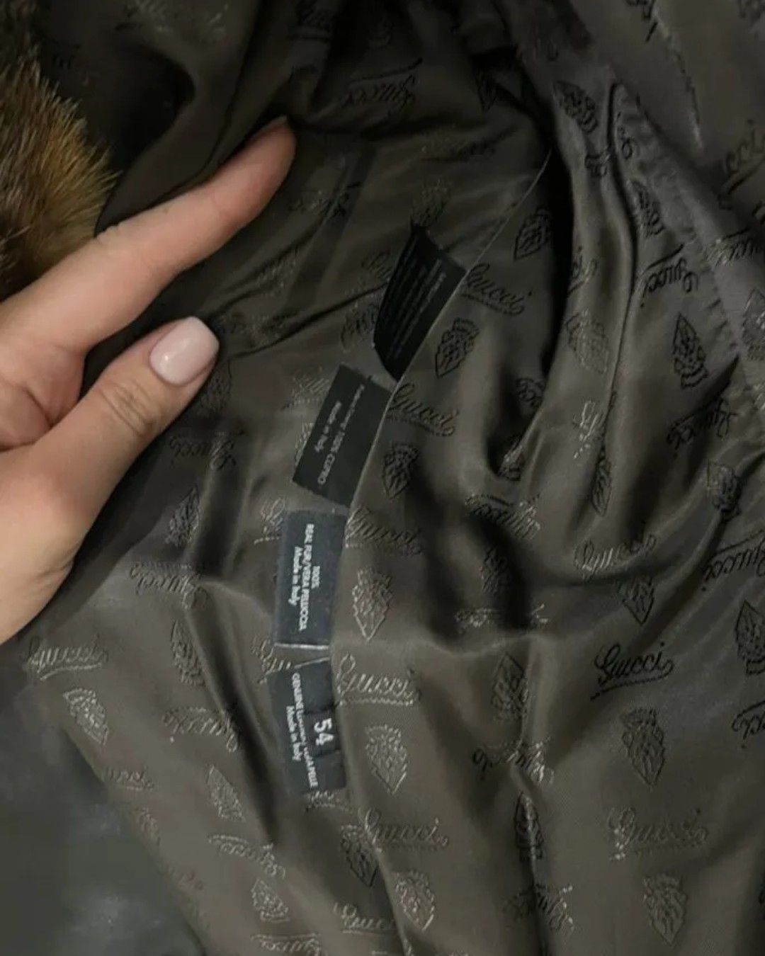 Gucci F/W 2007 RUNWAY LEATHER JACKET WITH FOX FUR COLLAR Size US L / EU 52-54 / 3 - 5 Thumbnail