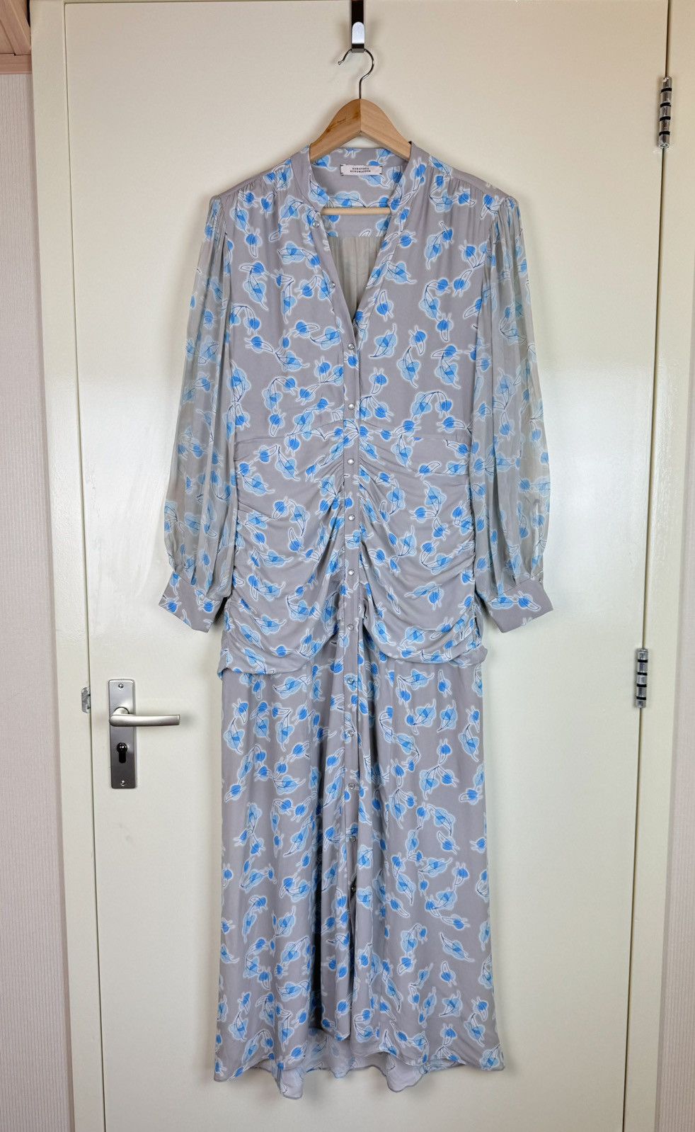DOROTHEE SCHUMACHER Dorothee Schumacher silk leaves floral maxi dress gown L Size L / US 10 / IT 46 - 1 Thumbnail