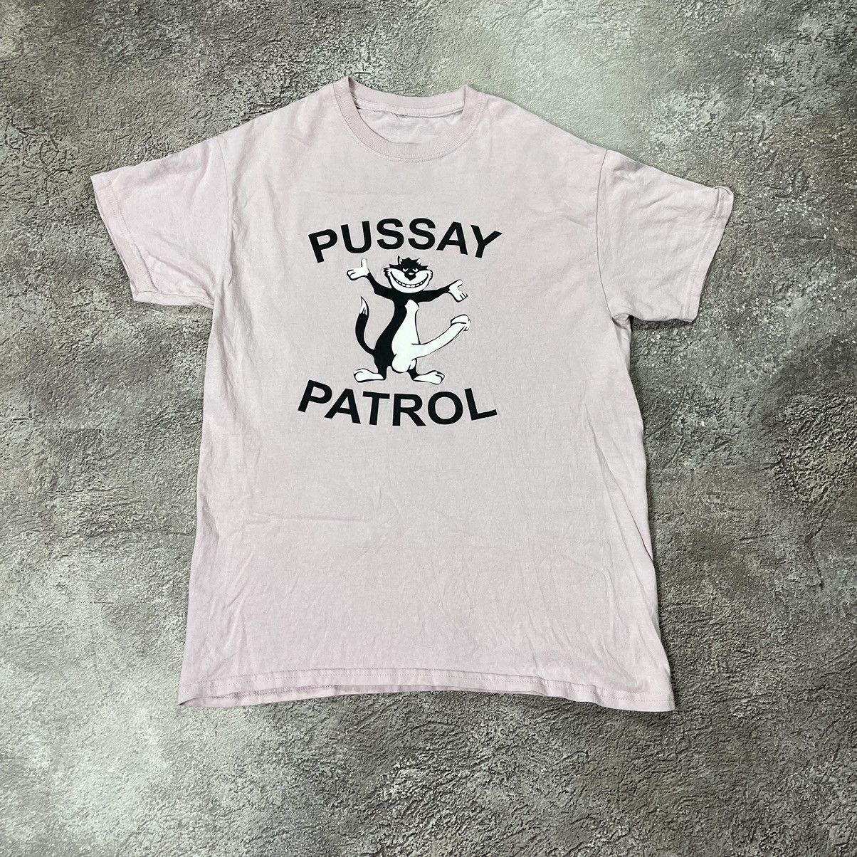 If Six Was Nine Vintage Y2K ADULT “PUSSAY PATROL PENIS CAT “ Devil BuyTee Size US M / EU 48-50 / 2 - 2 Thumbnail