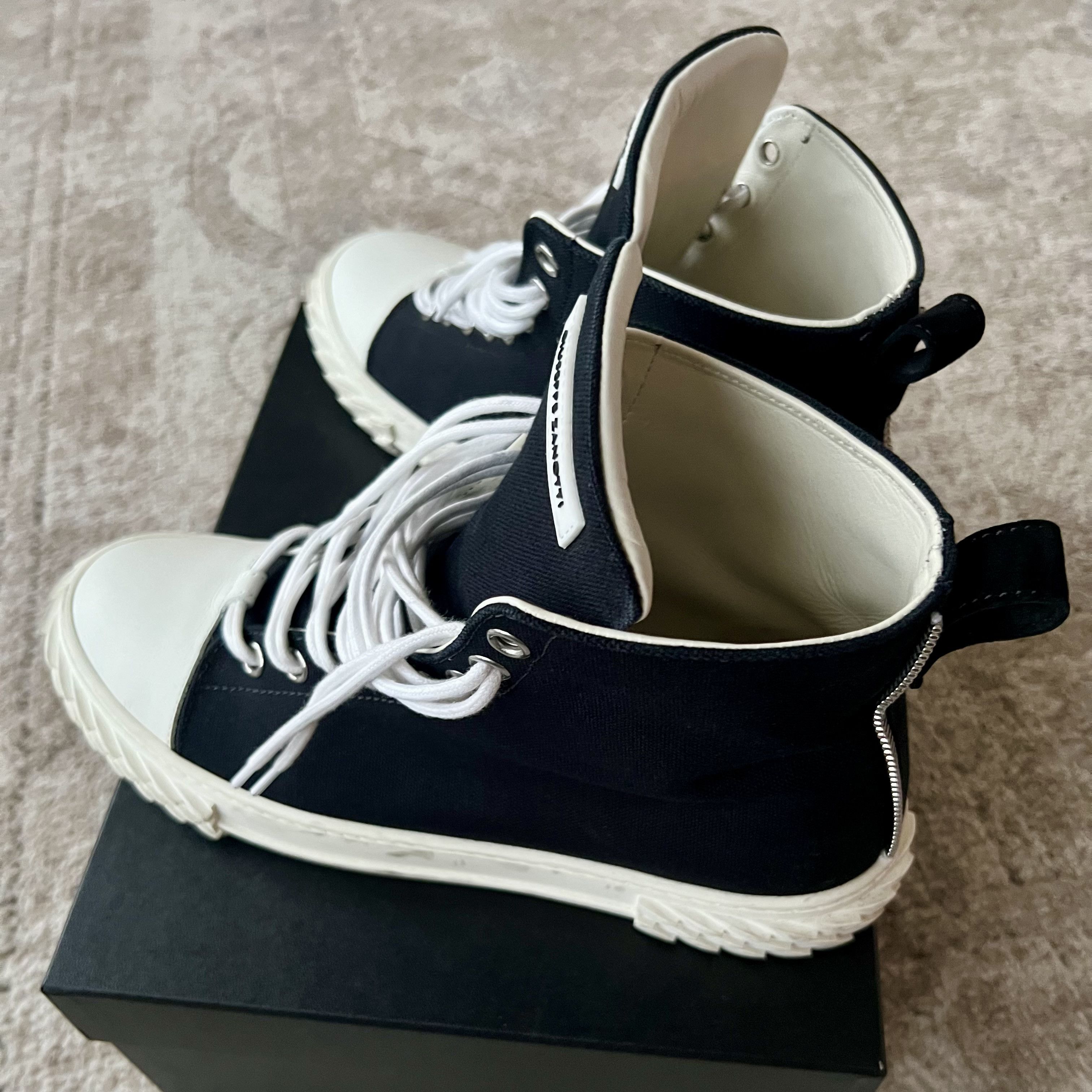 Giuseppe Zanotti Giuseppe Zanotti High-Top Black Blabber size 44.5 Size US 11.5 / EU 44-45 - 7 Thumbnail