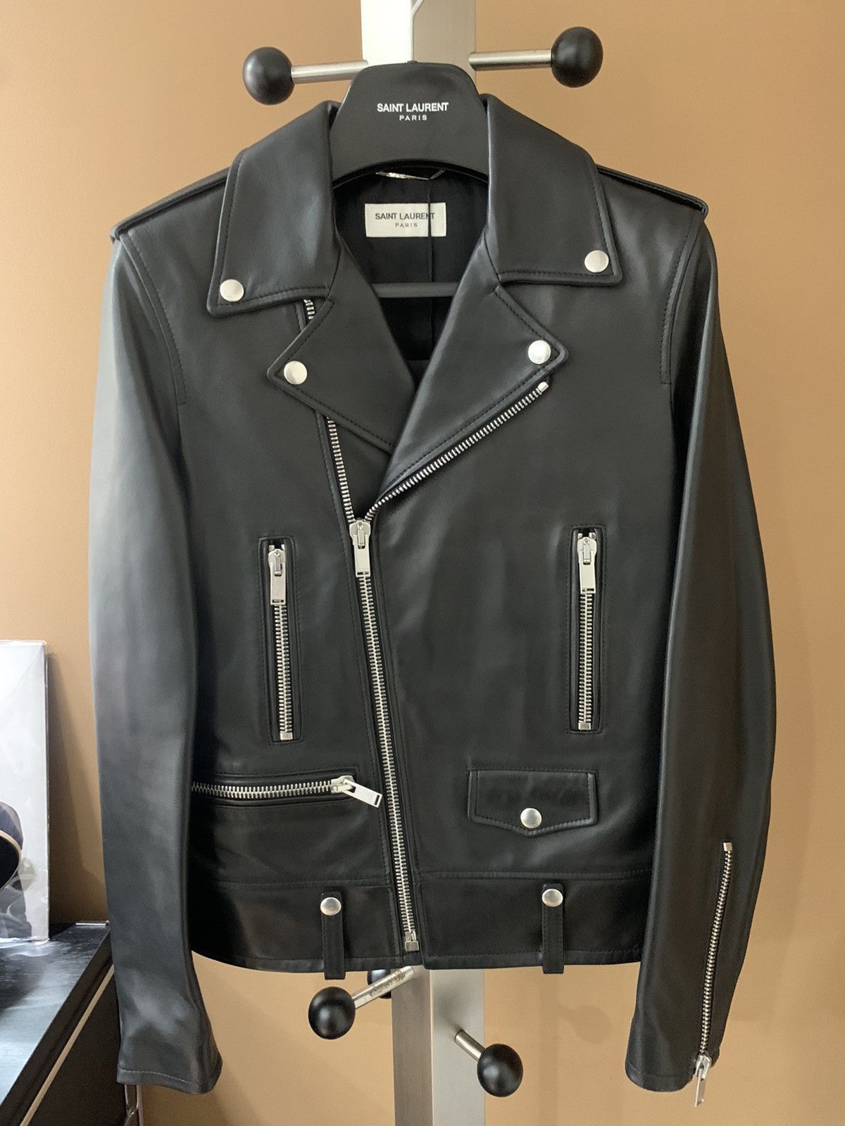 Saint Laurent Paris Saint Laurent 2018FW Lambskin L01 jacket Size US XS / EU 42 / 0 - 1 Thumbnail